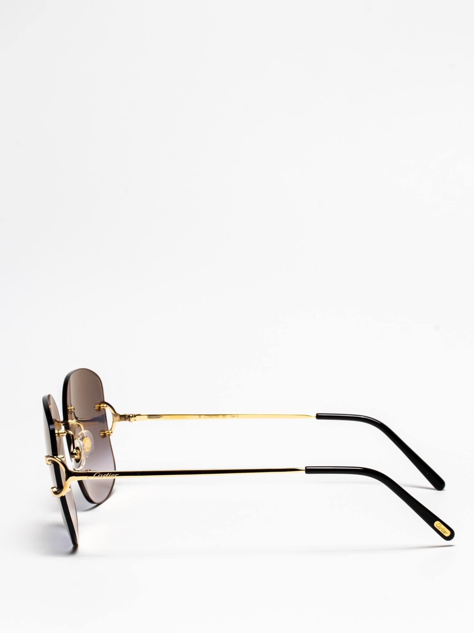 CARTIER | CT0037RS 001 | C DÉCOR SUNGLASSES