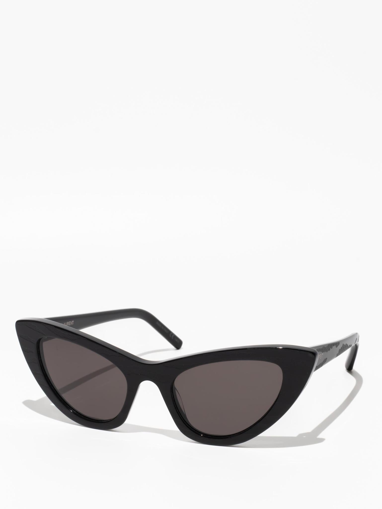 SL 213 LILY 011 | BLACK / GREY | CAT EYE SUNGLASSES