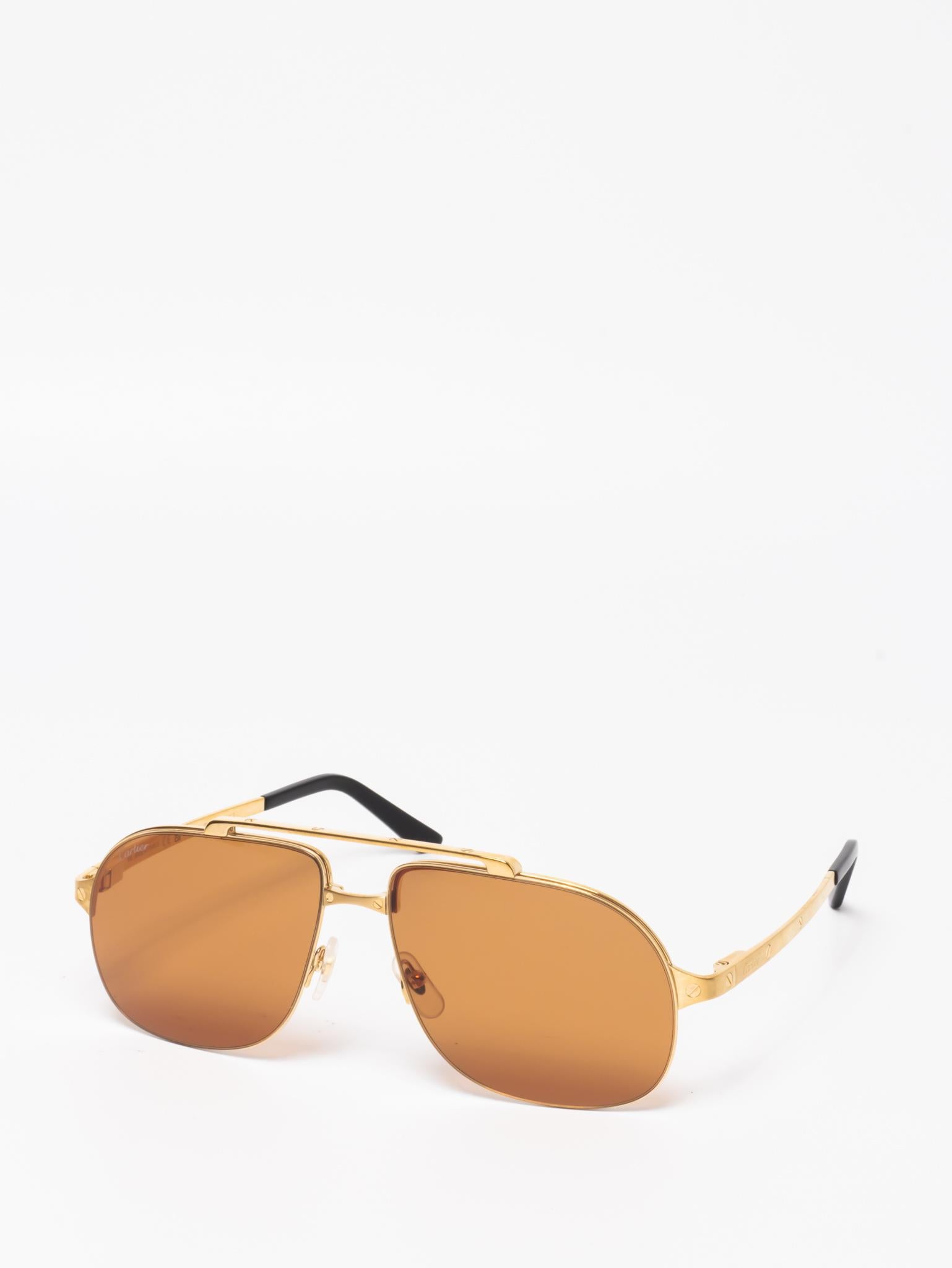 CT0353S 004 | SANTOS DE CARTIER SUNGLASSES