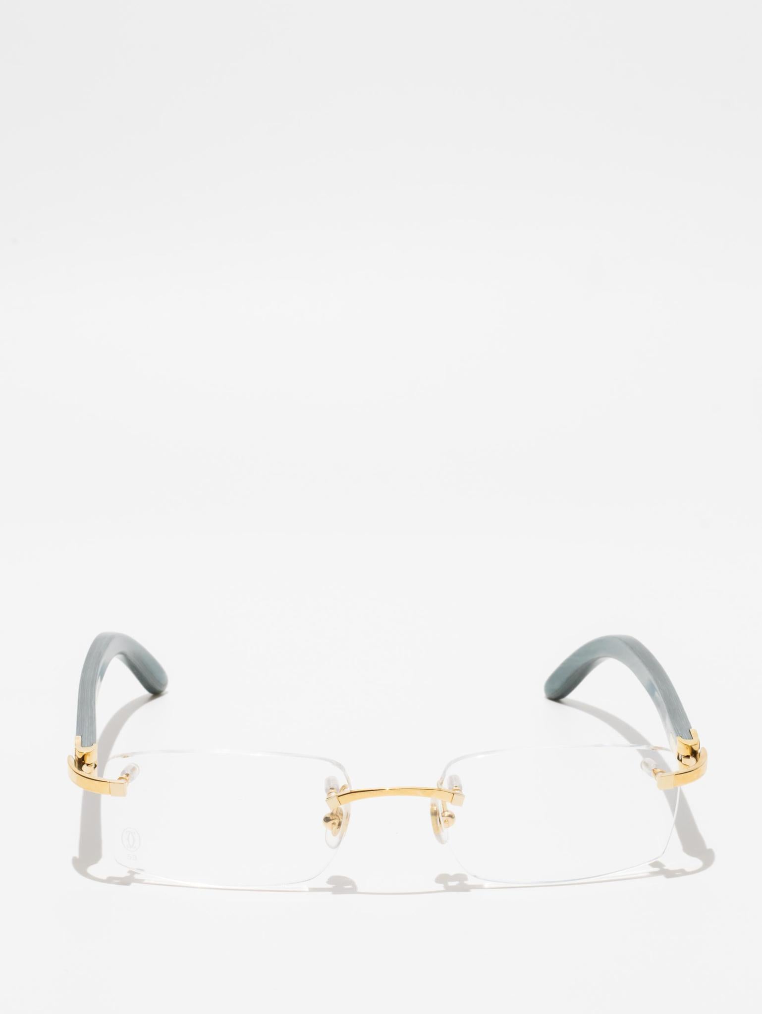 CARTIER | CT0052O 010 | C DÉCOR | WOOD EYEGLASSES