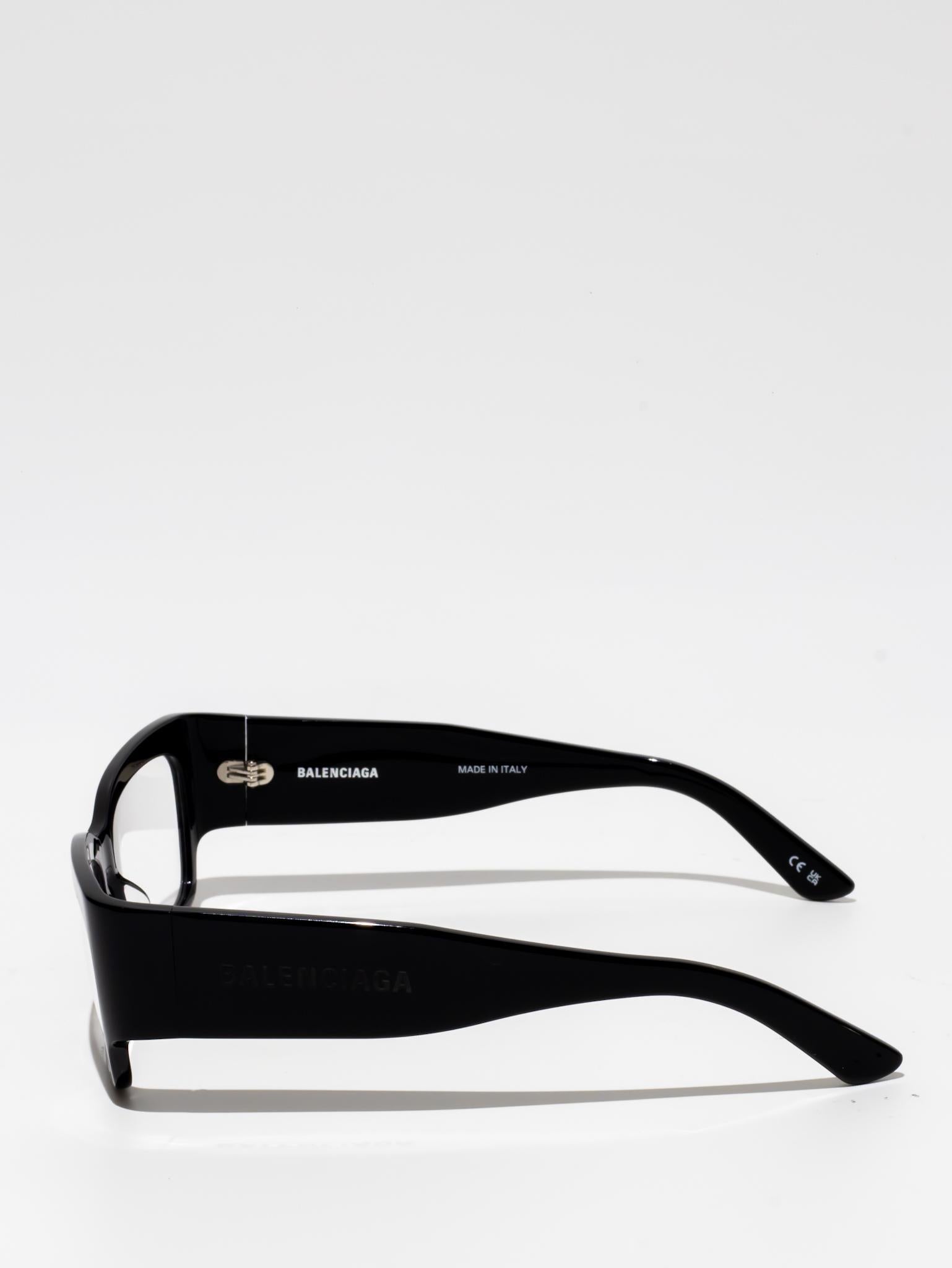 BALENCIAGA | BB0332O 001 | RECTANGLE EYEGLASSES | BLACK