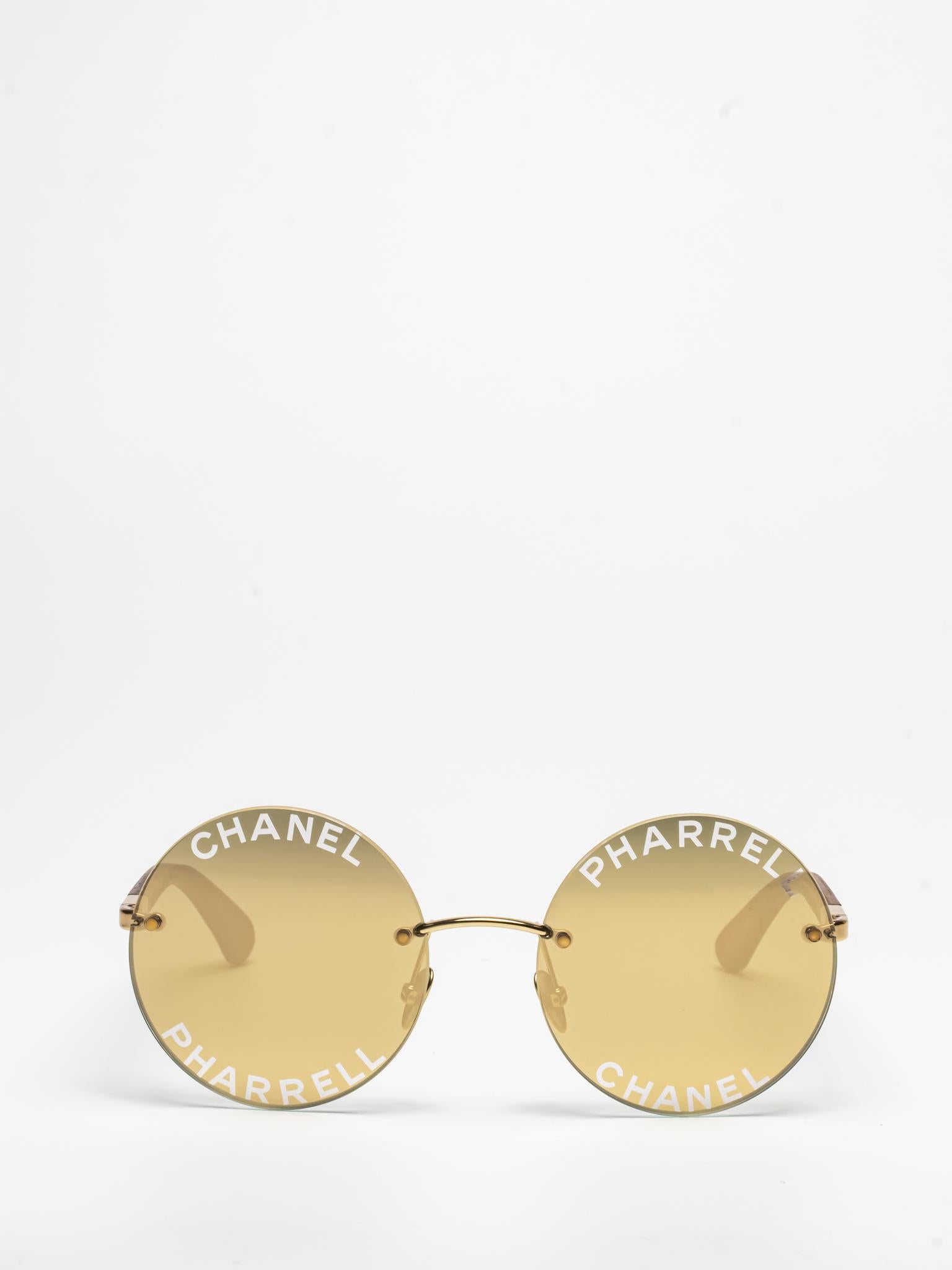 71316 LPW00 | PHARRELL WILLIAMS x CHANEL | ROUND WOOD SUNGLASSES
