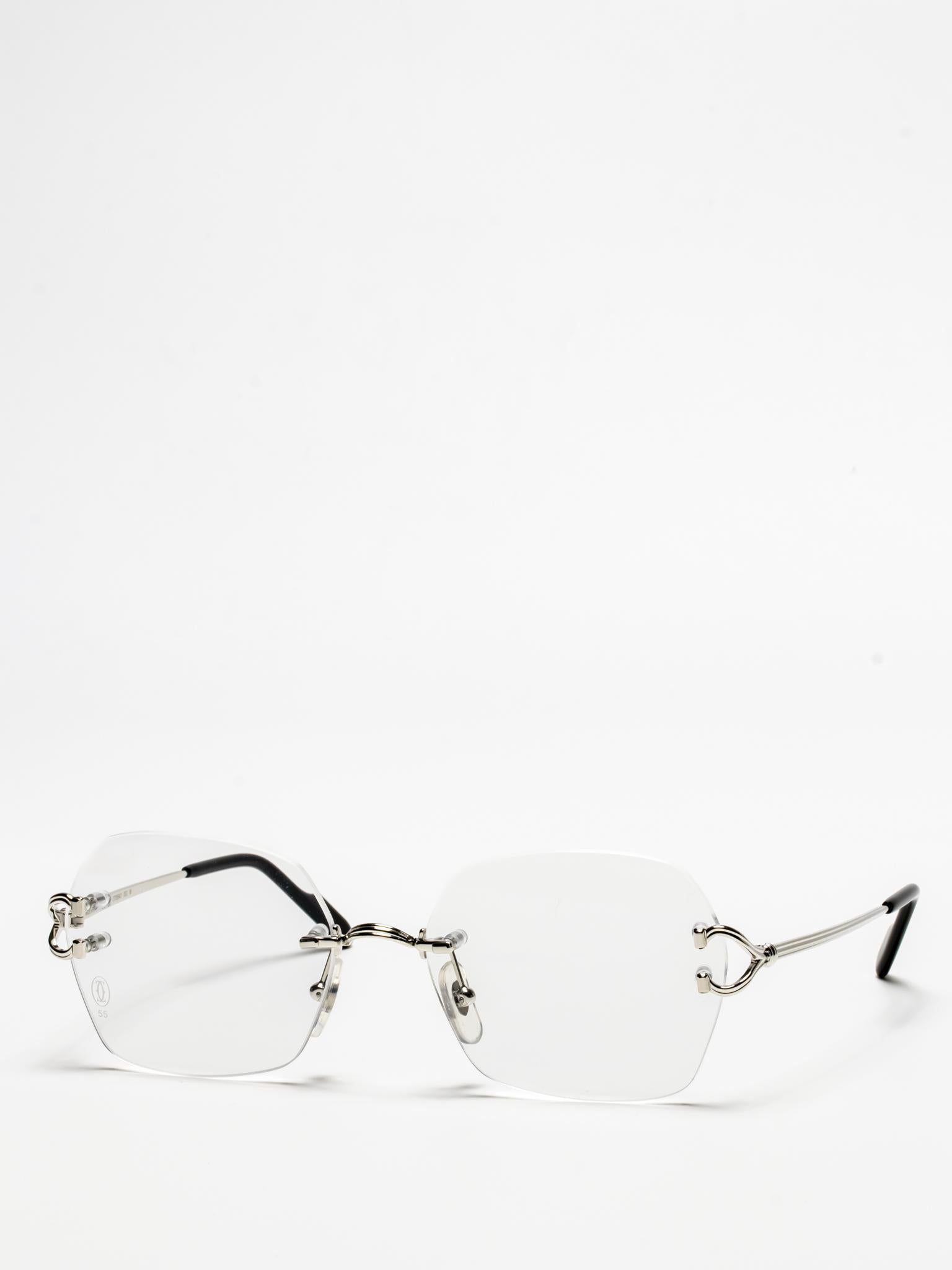 CARTIER CT0564O 001 C DÉCOR EYEGLASSES – Hall of Frames Company