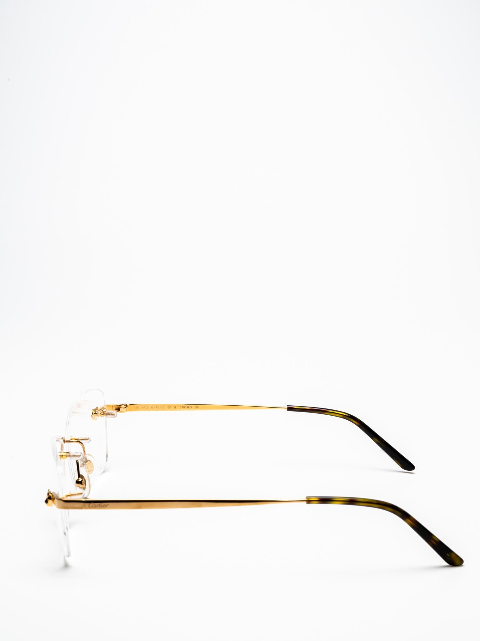 CARTIER | CT0028O 003 | PANTHÈRE DE CARTIER EYEGLASSES