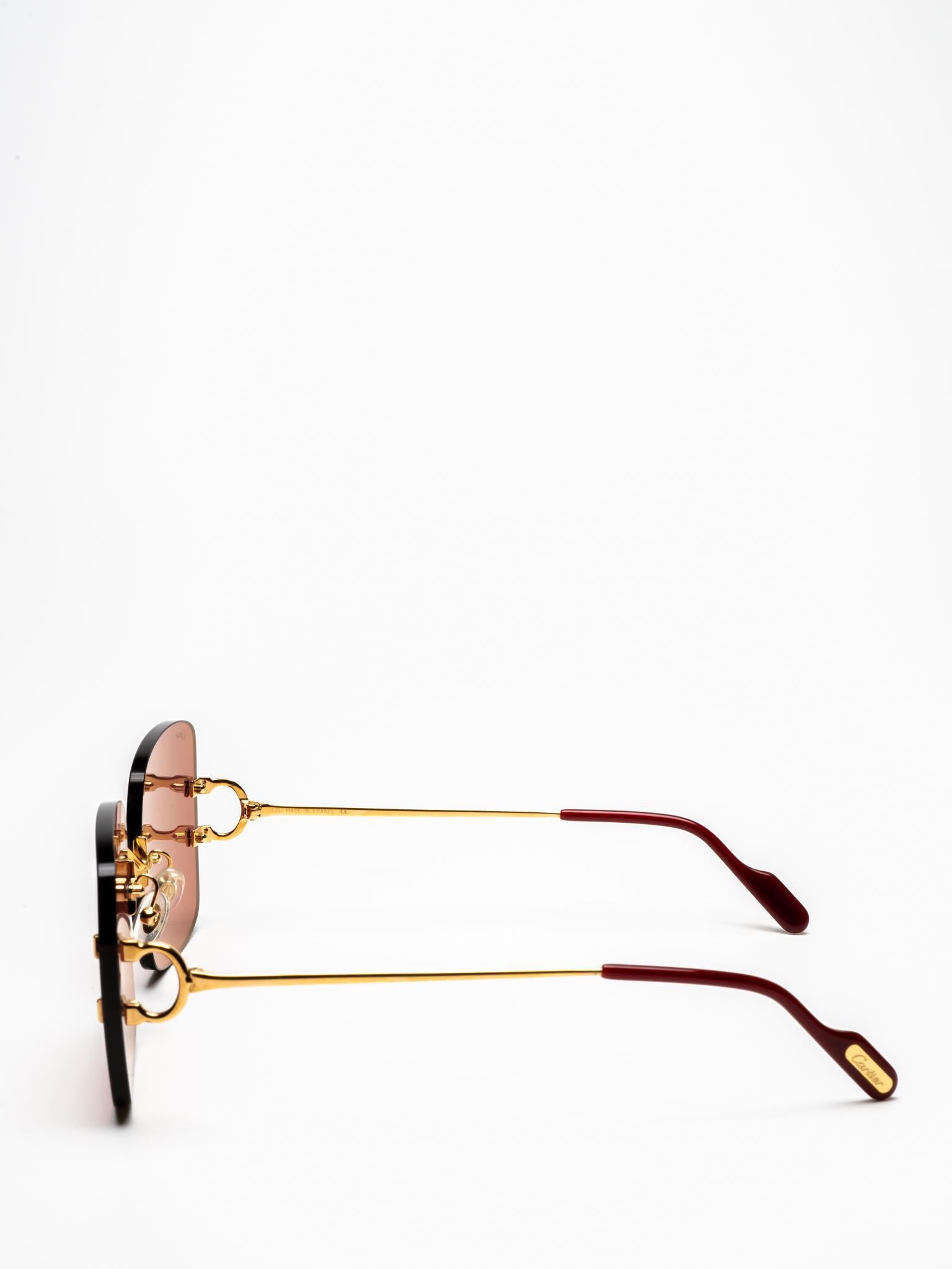 CARTIER | CT0153S 004 | C DÉCOR SUNGLASSES