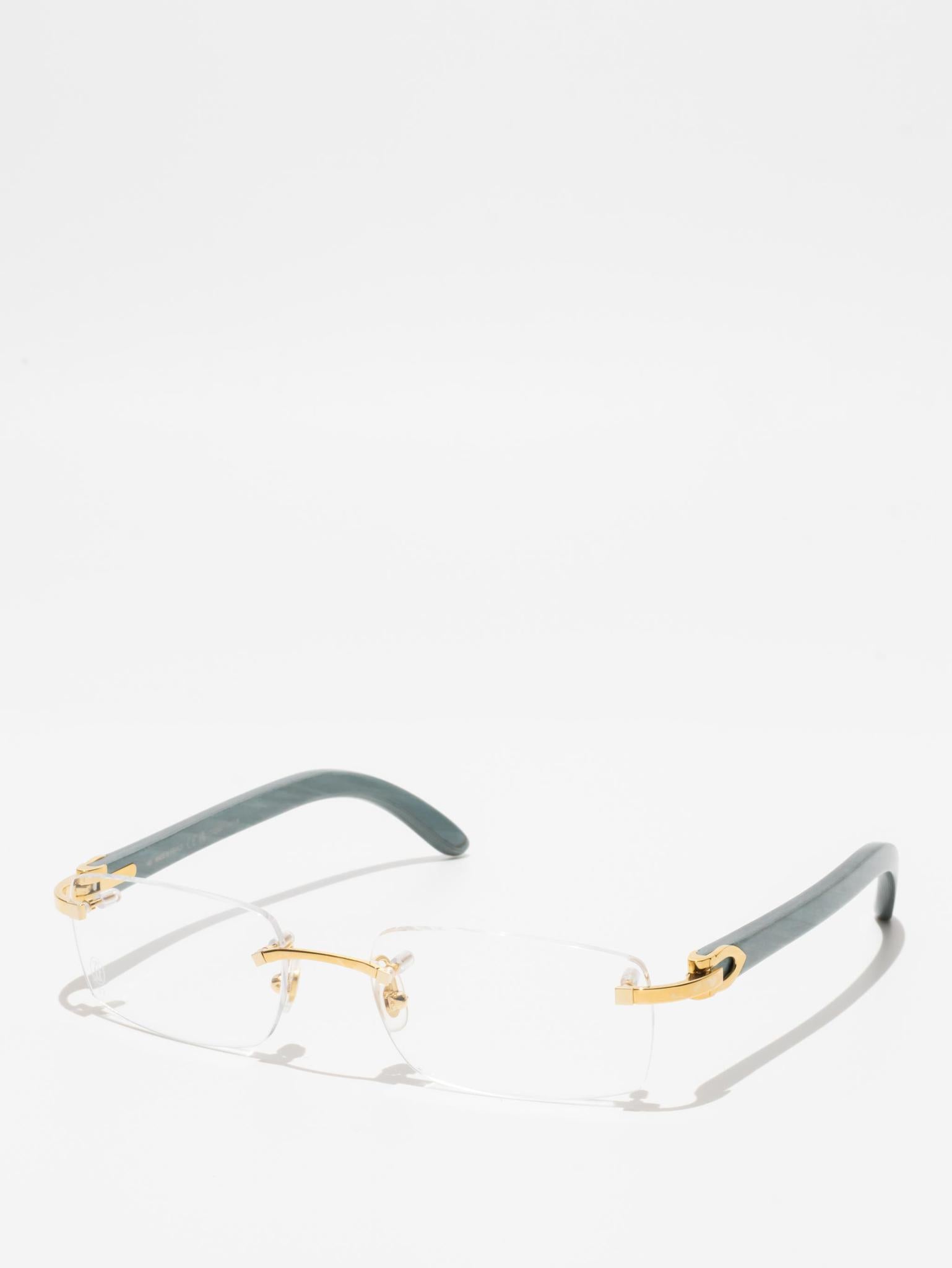 CARTIER | CT0052O 010 | C DÉCOR | WOOD EYEGLASSES