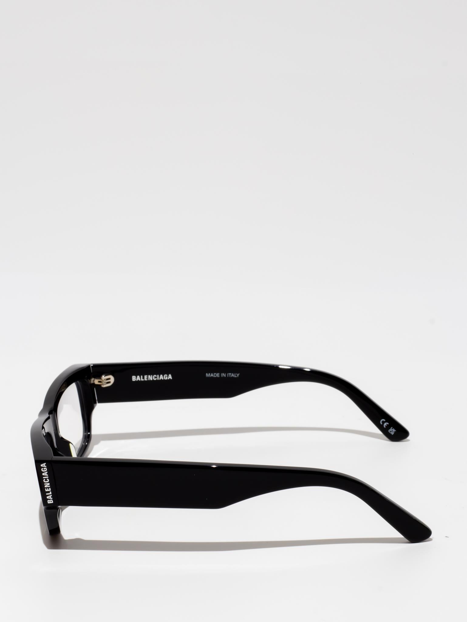 BALENCIAGA | RECTANGLE EYEGLASSES | BLACK | BB0304O 001