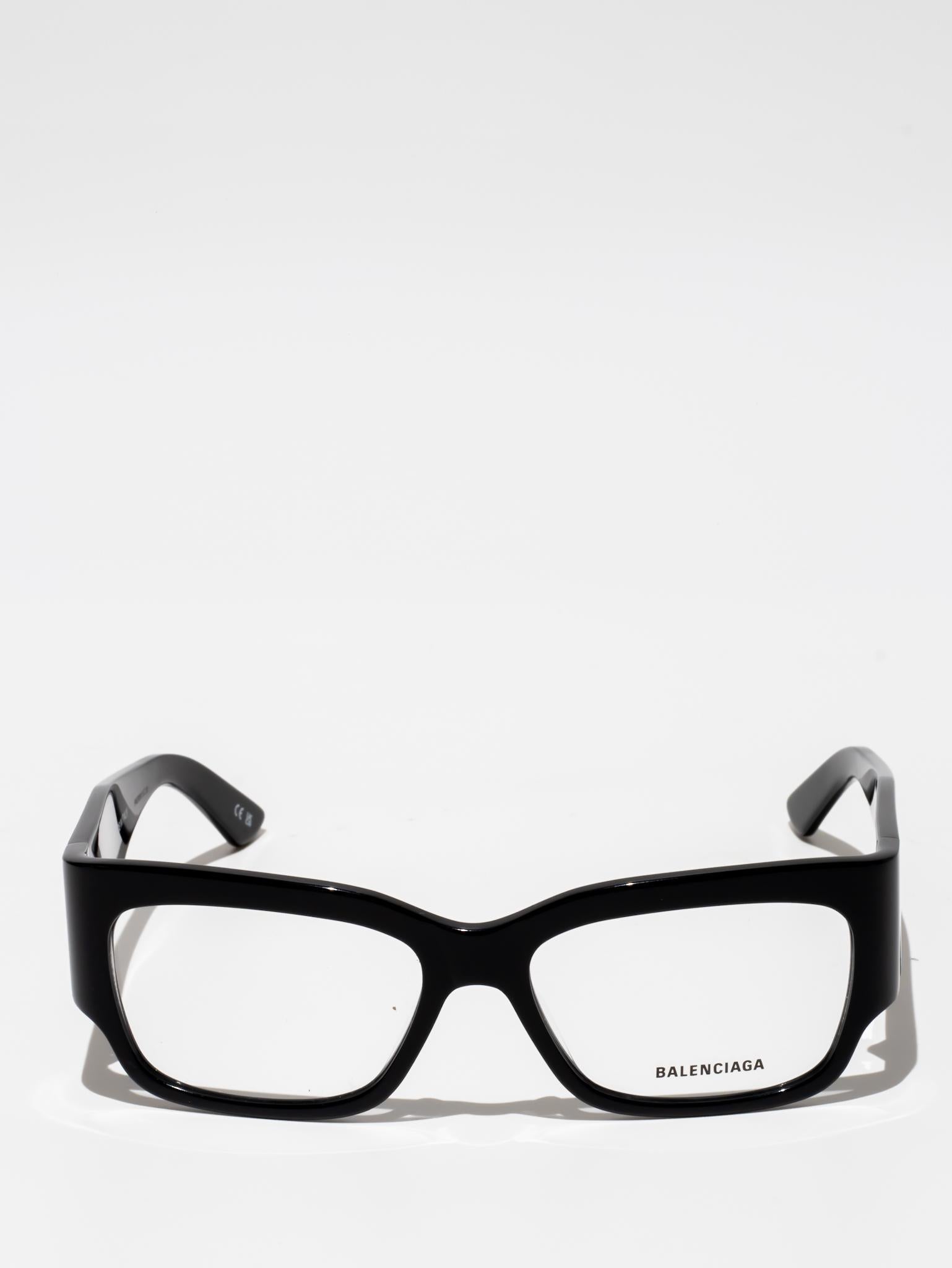 BALENCIAGA | BB0332O 001 | RECTANGLE EYEGLASSES | BLACK