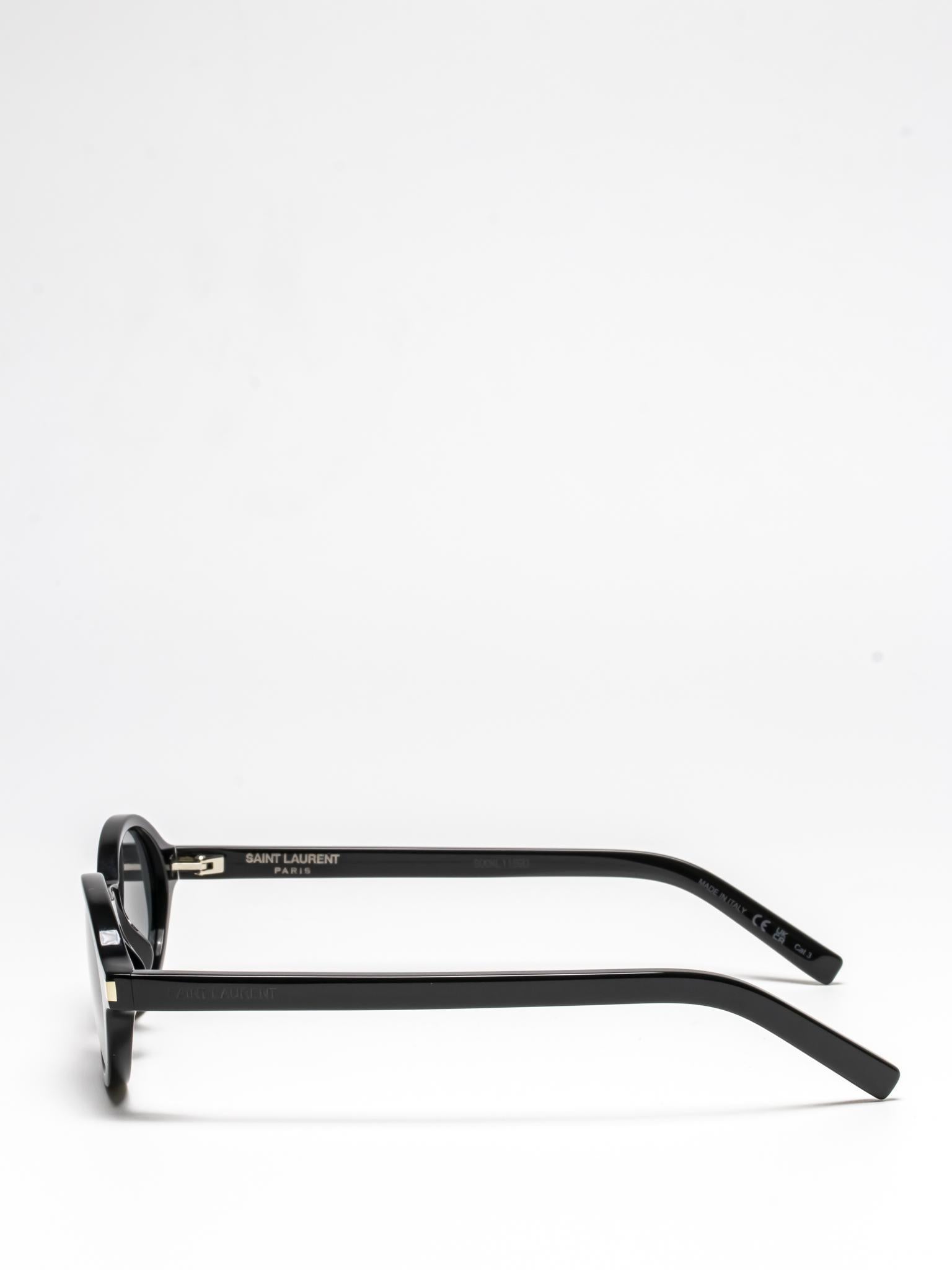 SAINT LAURENT | SL 751 JEANNE 001 | BLACK | OVAL SUNGLASSES