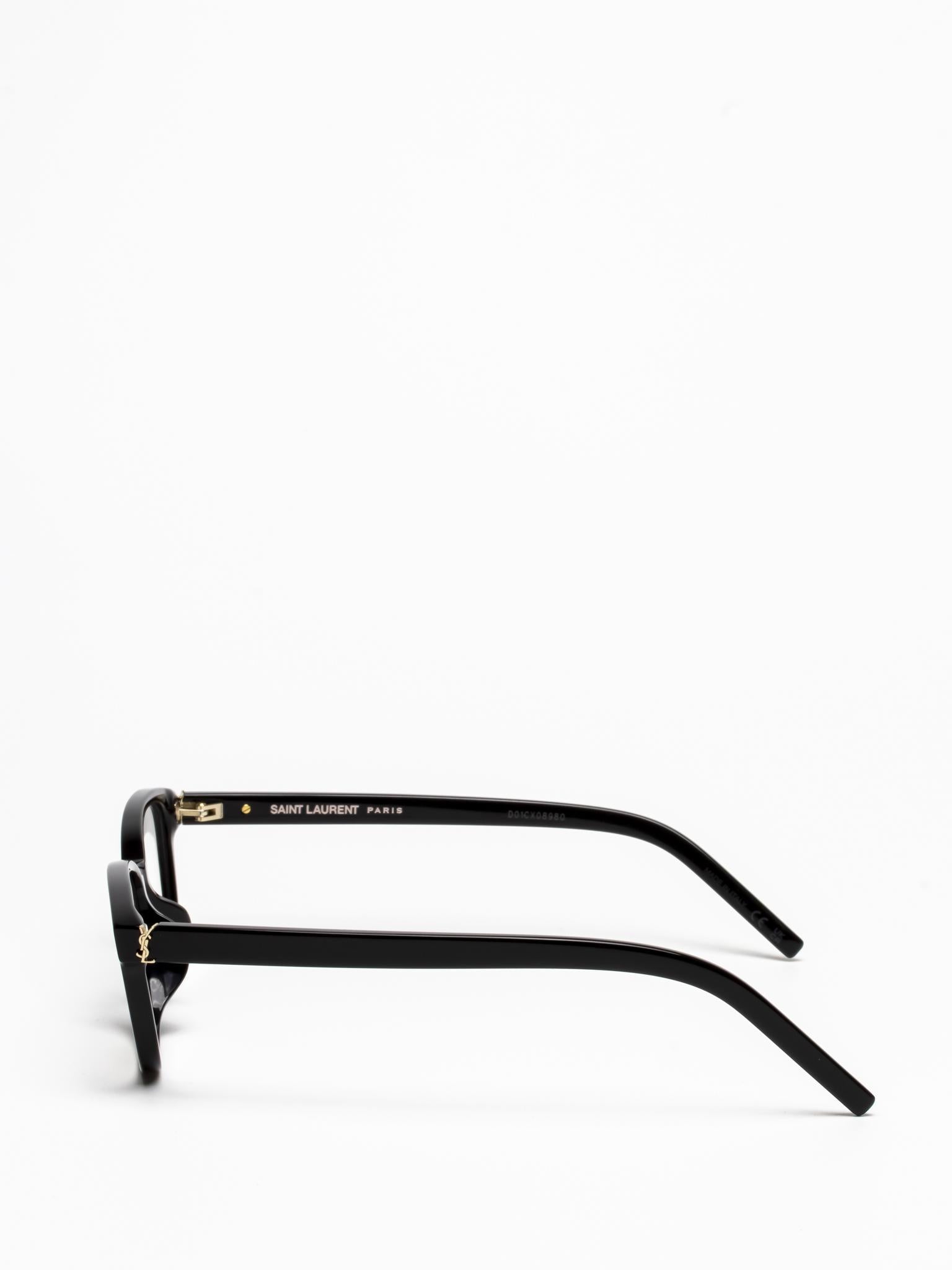 SL M151/J 001 | BLACK | SQUARE EYEGLASSES