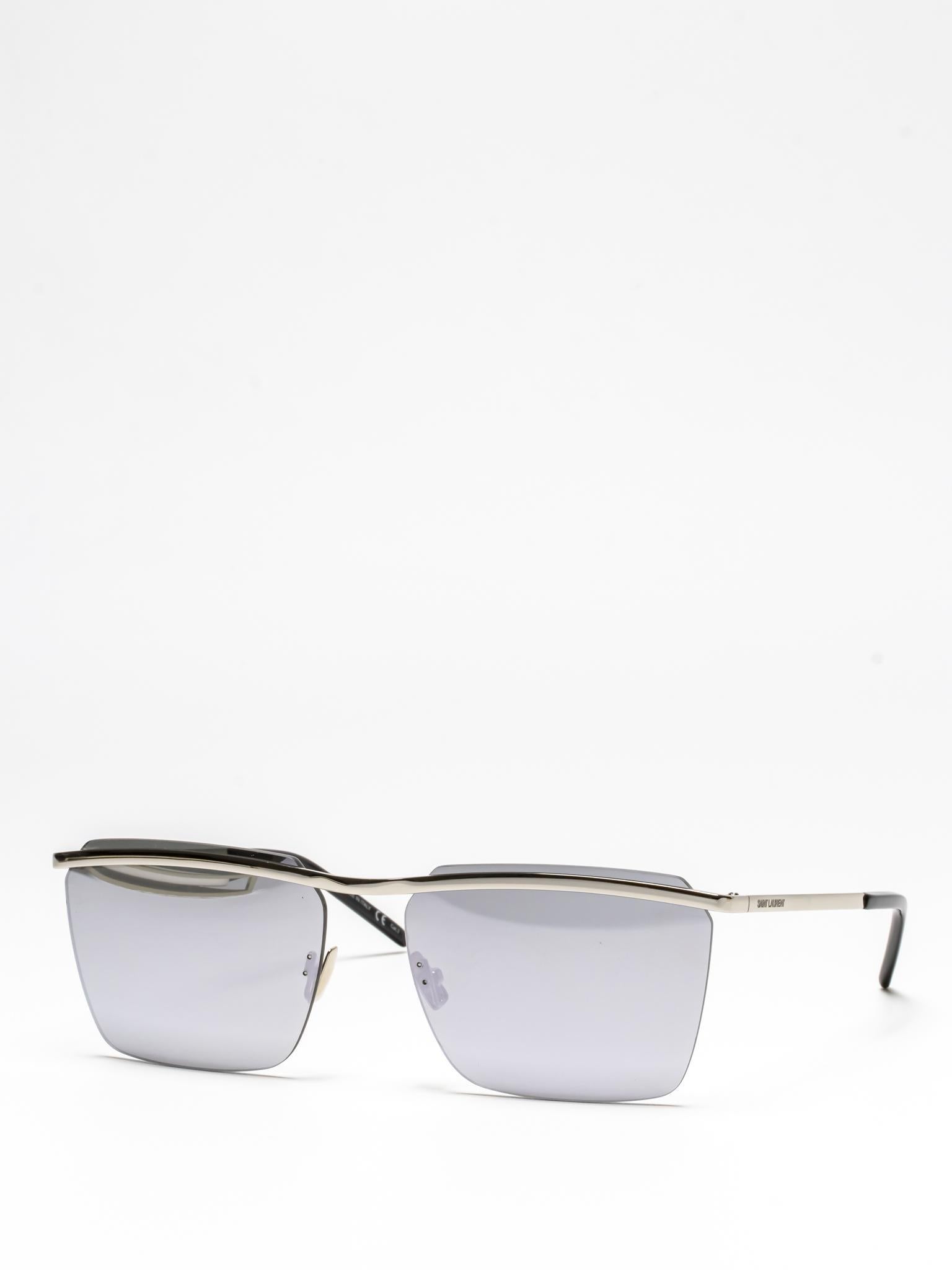 SL 243 005 | SILVER | SQUARE SUNGLASSES