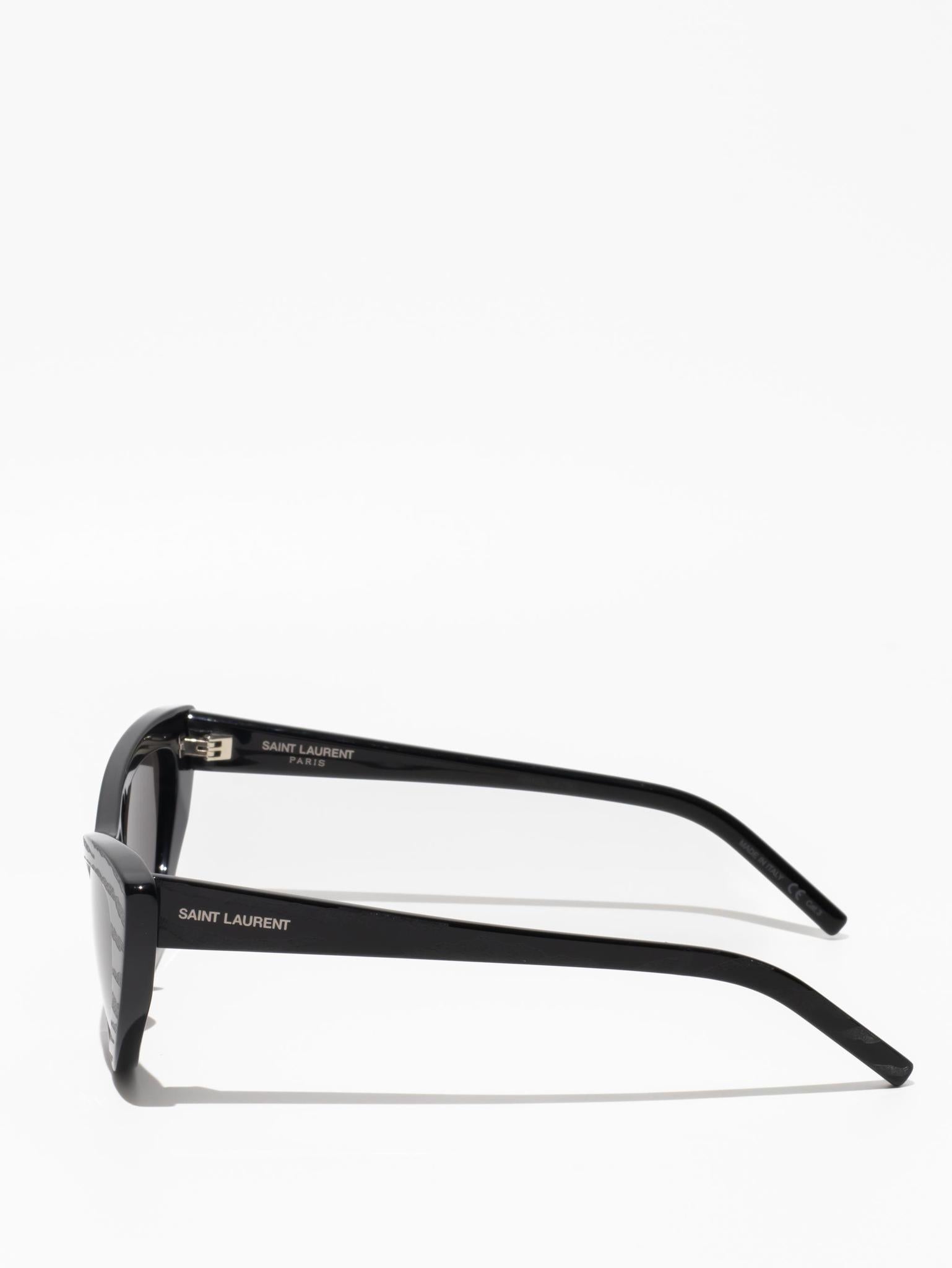 SL 213 LILY 011 | BLACK / GREY | CAT EYE SUNGLASSES