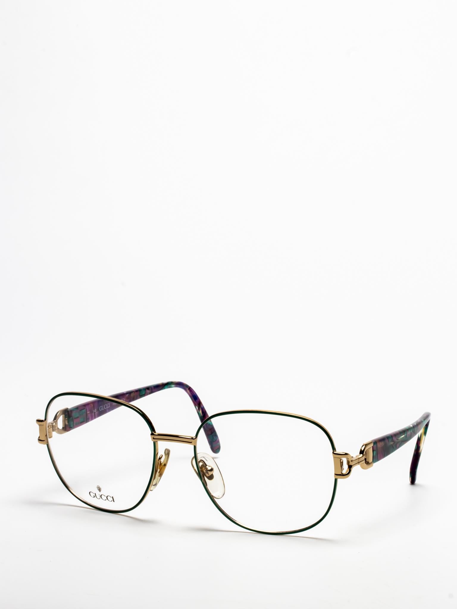 GG 2364 HF4 | GREEN | CIRCLE EYEGLASSES