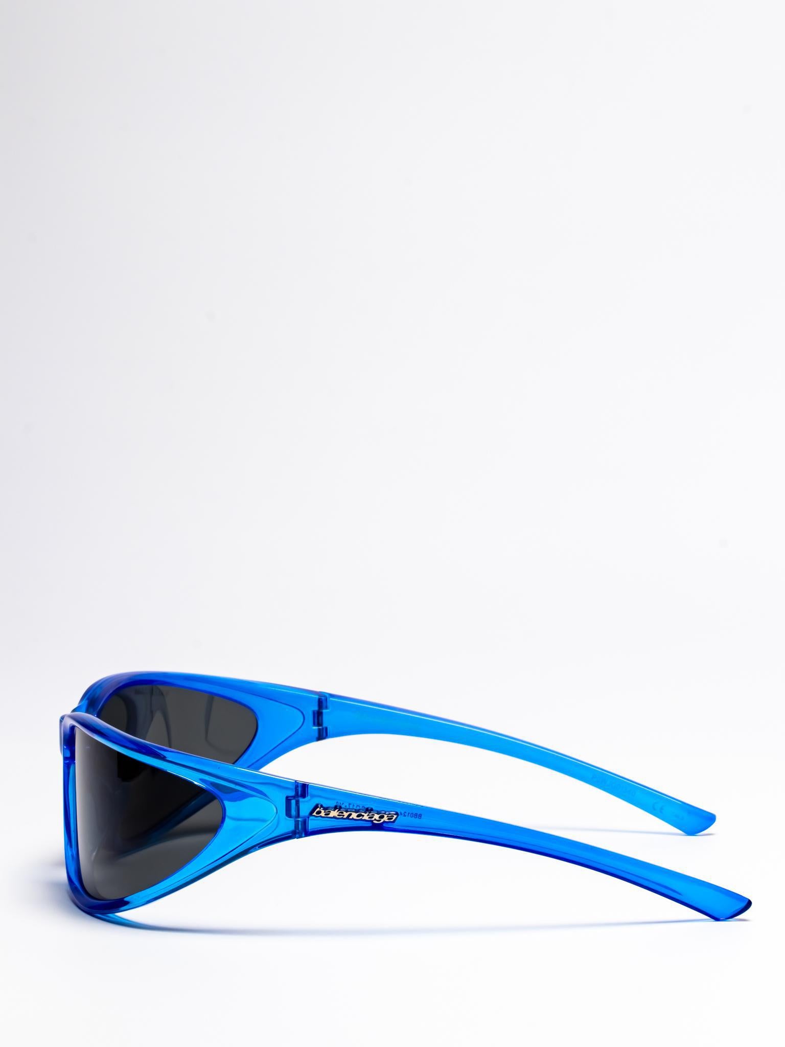 BALENCIAGA | OVAL SUNGLASSES | BLUE | BB0124S 006