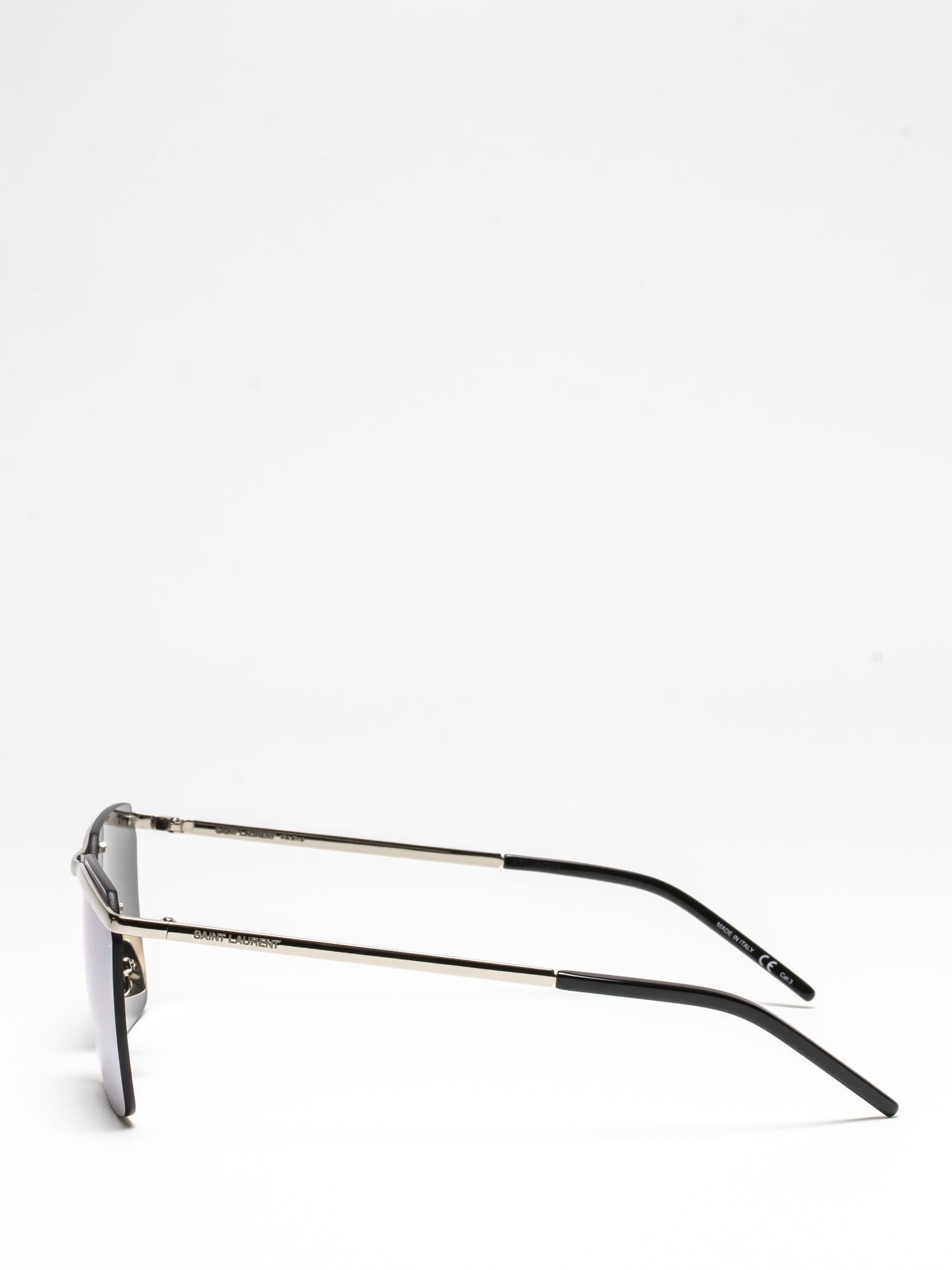 SL 243 005 | SILVER | SQUARE SUNGLASSES