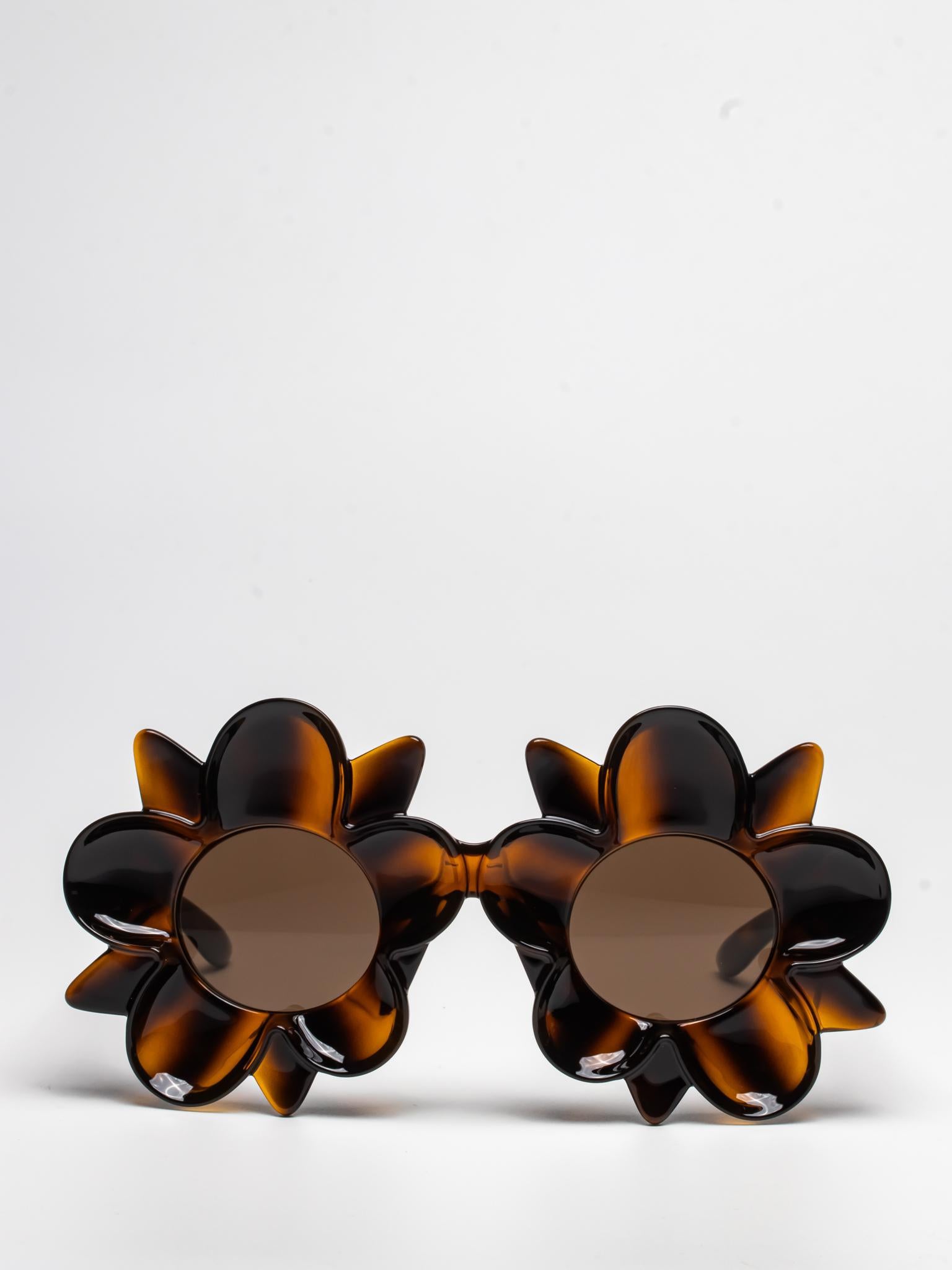 BOTTEGA VENETA | BV1399S 008 | HAVANA | ROUND SUNGLASSES