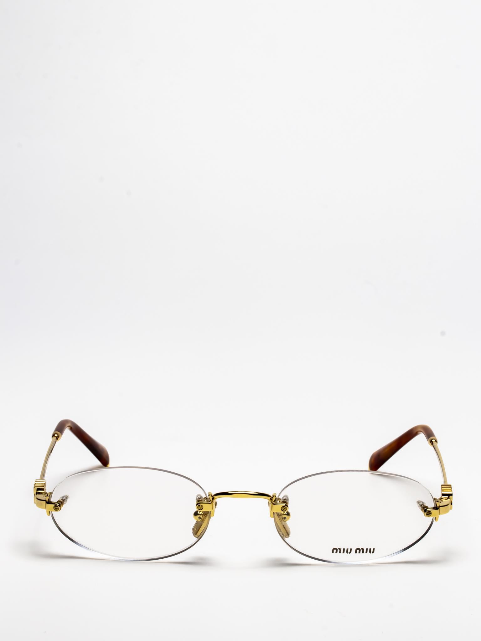 SMUA54 ZVN-80O | OVAL RIMLESS EYEGLASSES