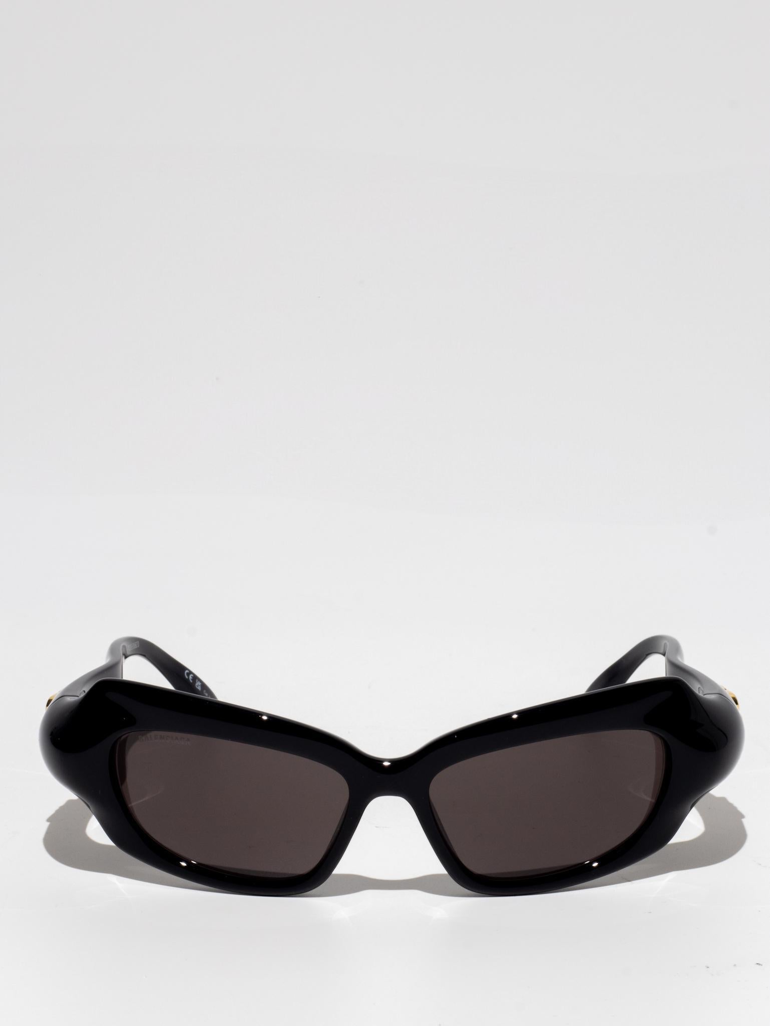 BALENCIAGA | OVAL CAT EYEGLASSES | BLACK | BB0354S 001