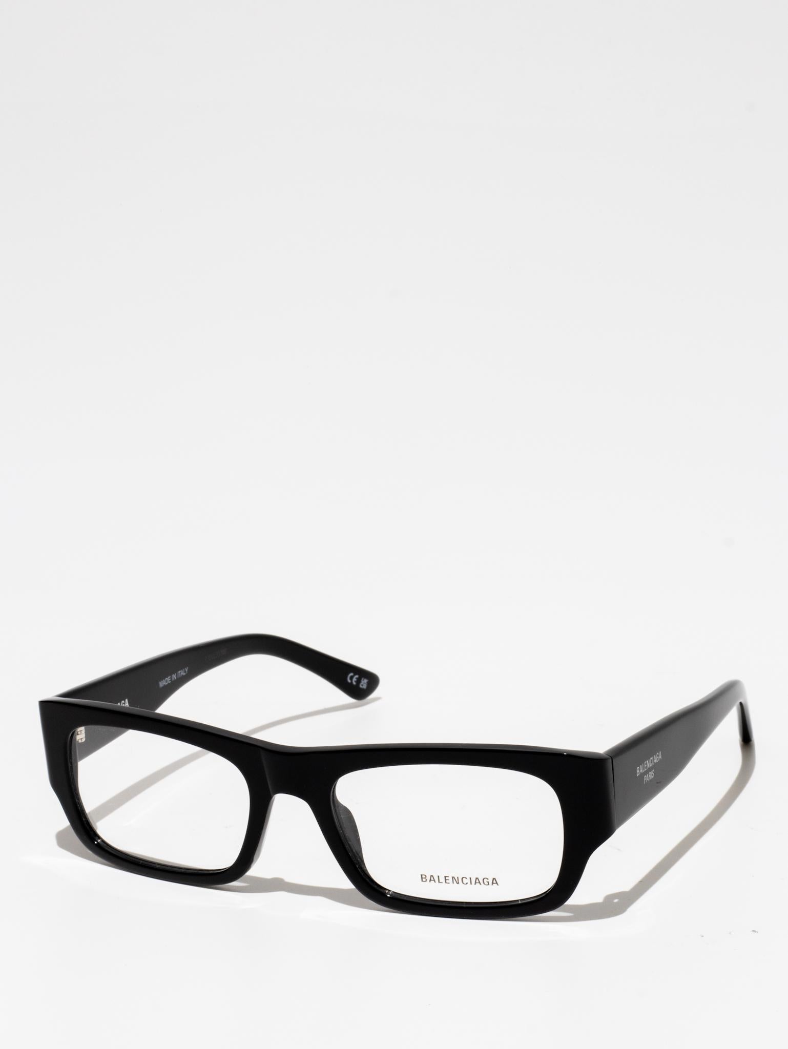 BALENCIAGA | RECTANGLE EYEGLASSES | BLACK | BB0370O 001