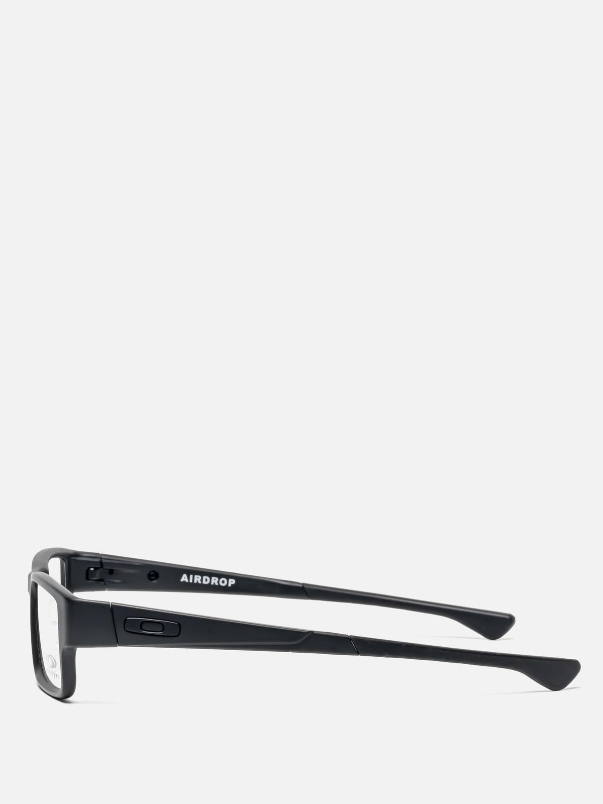 AIRDROP SATIN BLACK RECTANGULAR EYEGLASSES