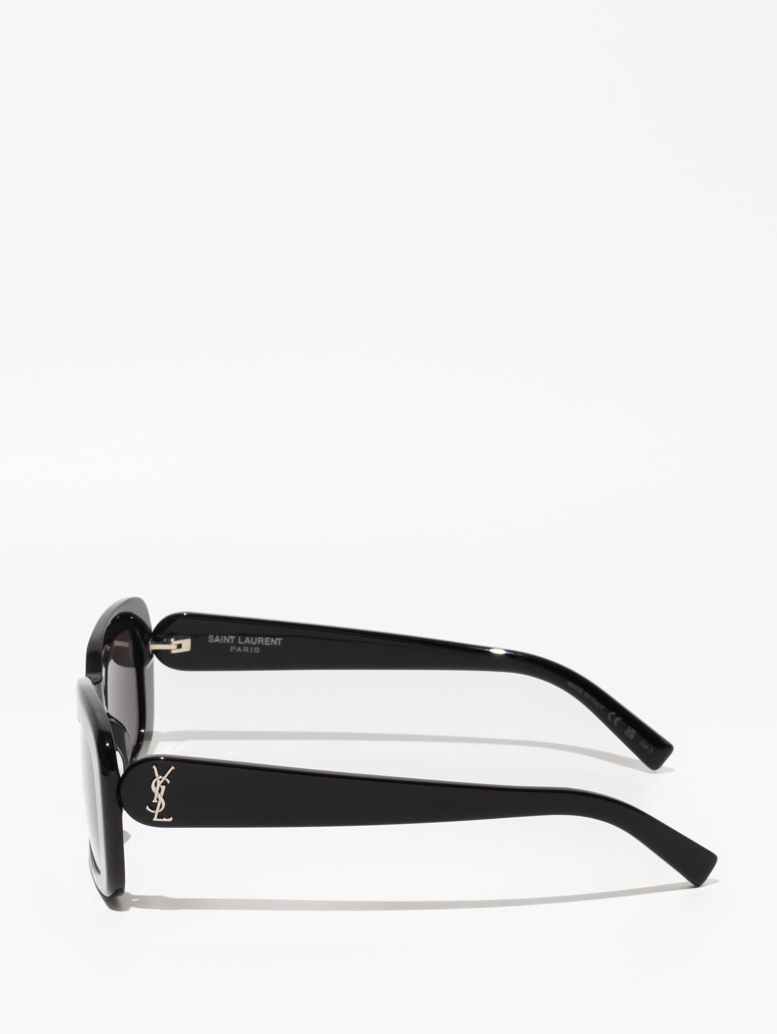SAINT LAURENT | SLM130 002 | BLACK | RECTANGLE SUNGLASSES