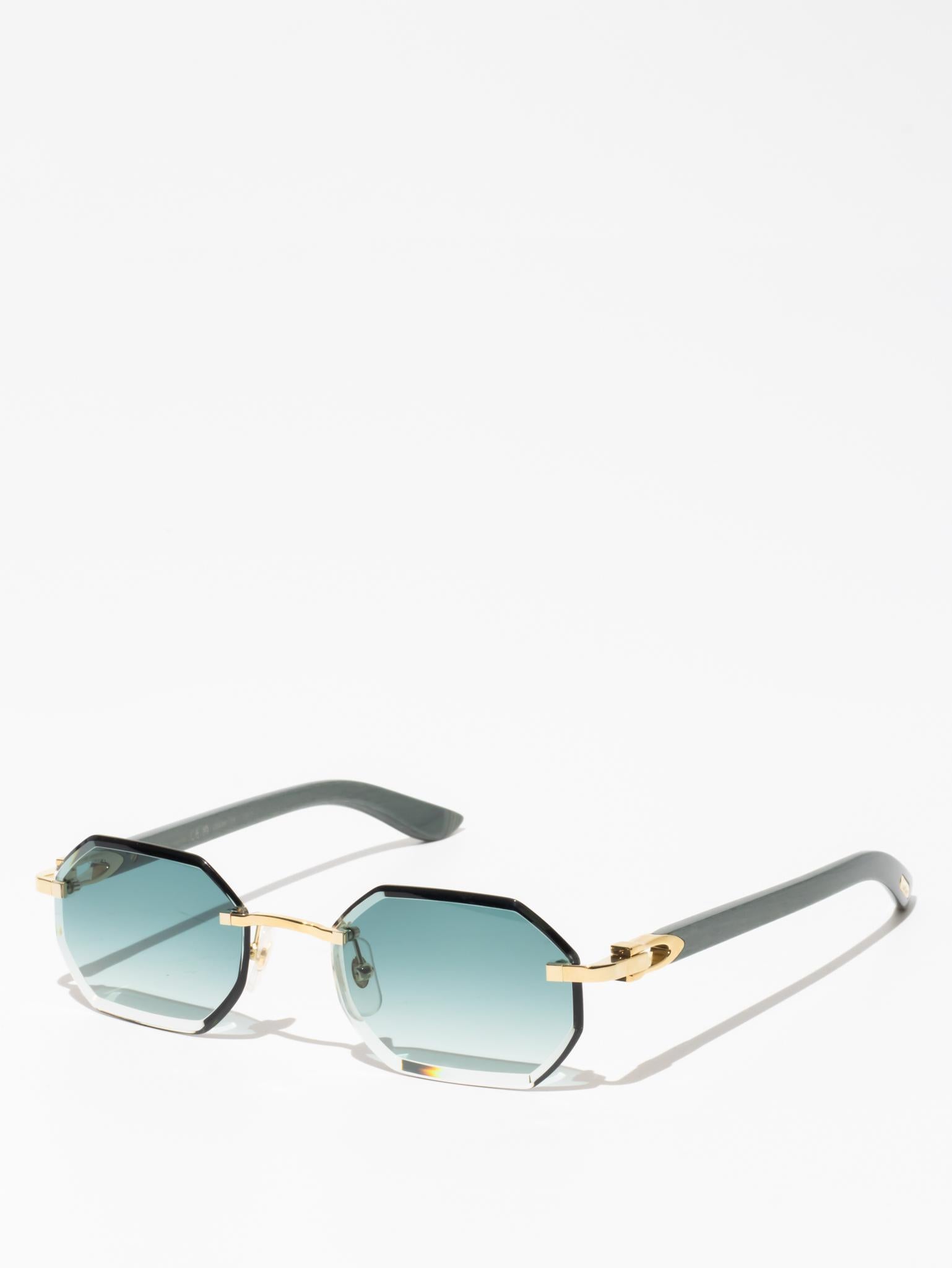 CARTIER | CT0439S 004 | C DÉCOR WOOD SUNGLASSES