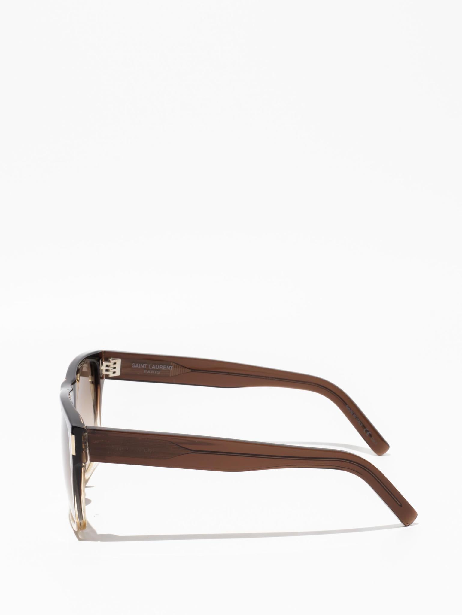 SL 424 004 | BROWN | SQUARE SUNGLASSES