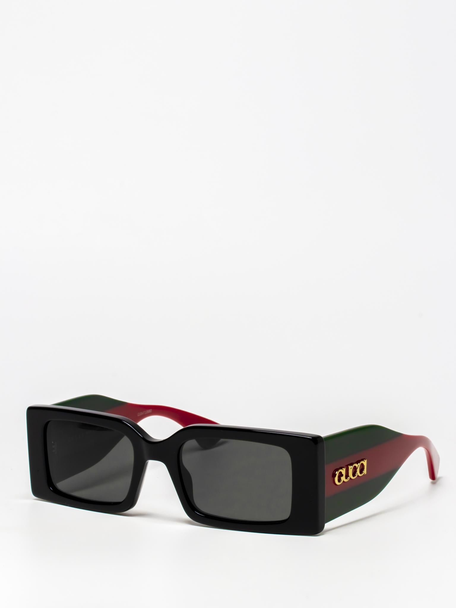 GUCCI | GG1860S 001 | RECTANGULAR SUNGLASSES – Hall of Frames Company