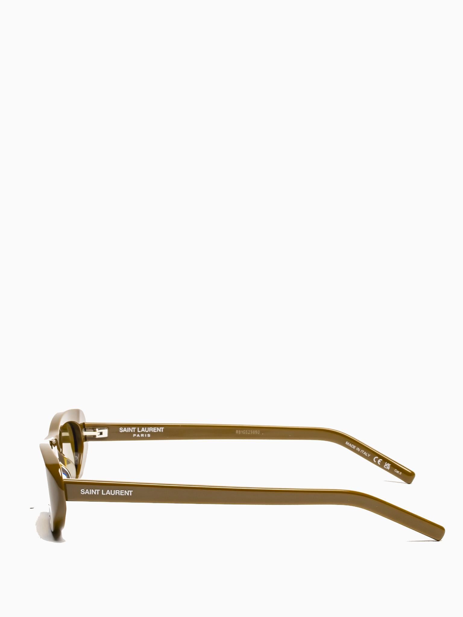 SL 557 006 BROWN OVAL SUNGLASSES