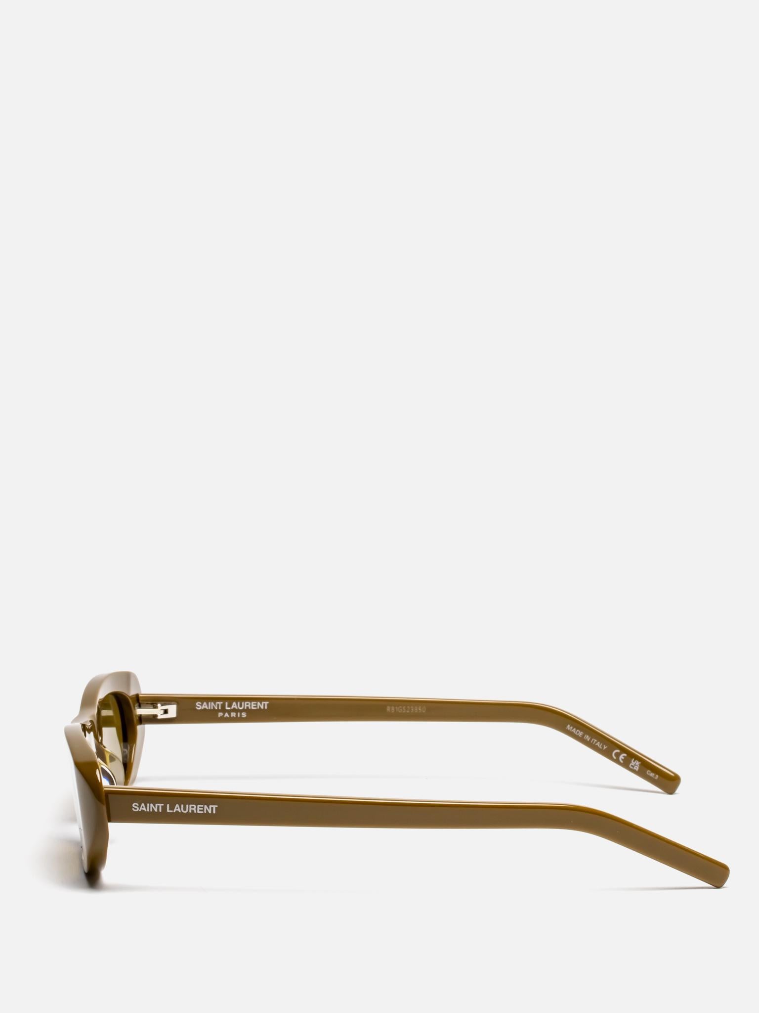 SL 557 006 BROWN OVAL SUNGLASSES