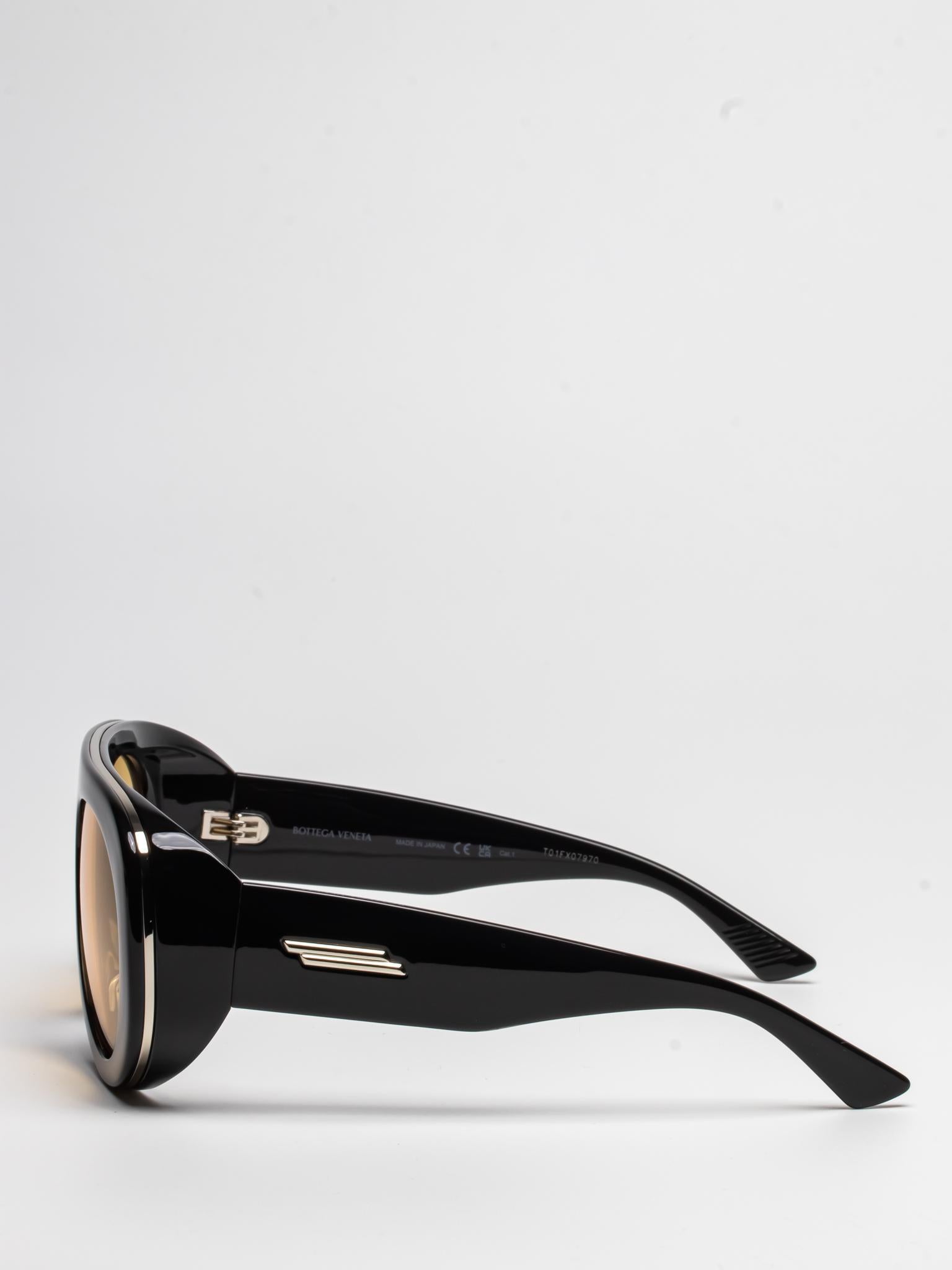 BOTTEGA VENETA | BV1362S 005 | YELLOW | OVAL SUNGLASSES