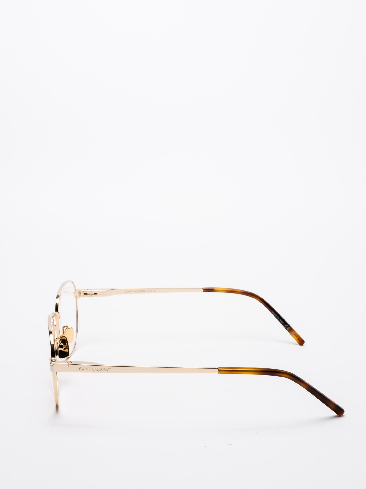 SL 555 OPT 003 | GOLD | ROUND EYEGLASSES