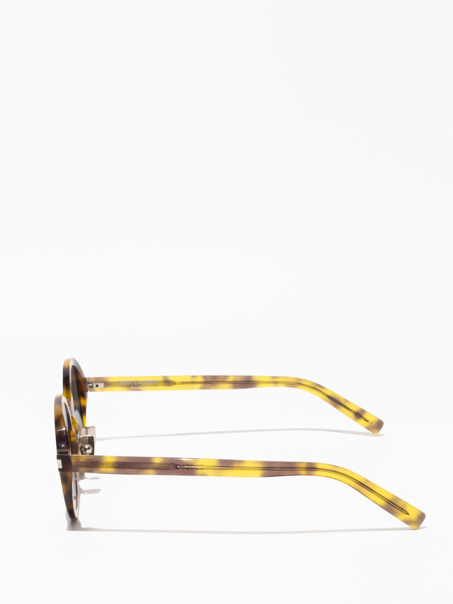 SL 161 SLIM 004 | TORTOISE | ROUND SUNGLASSES