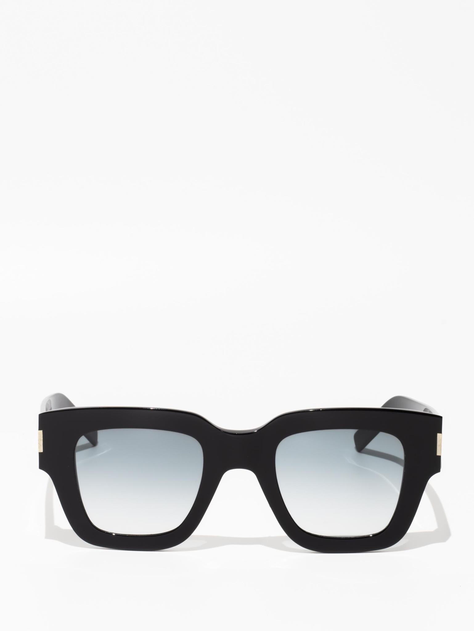 SL 184/F SLIM 001 | BLACK | SQUARE SUNGLASSES