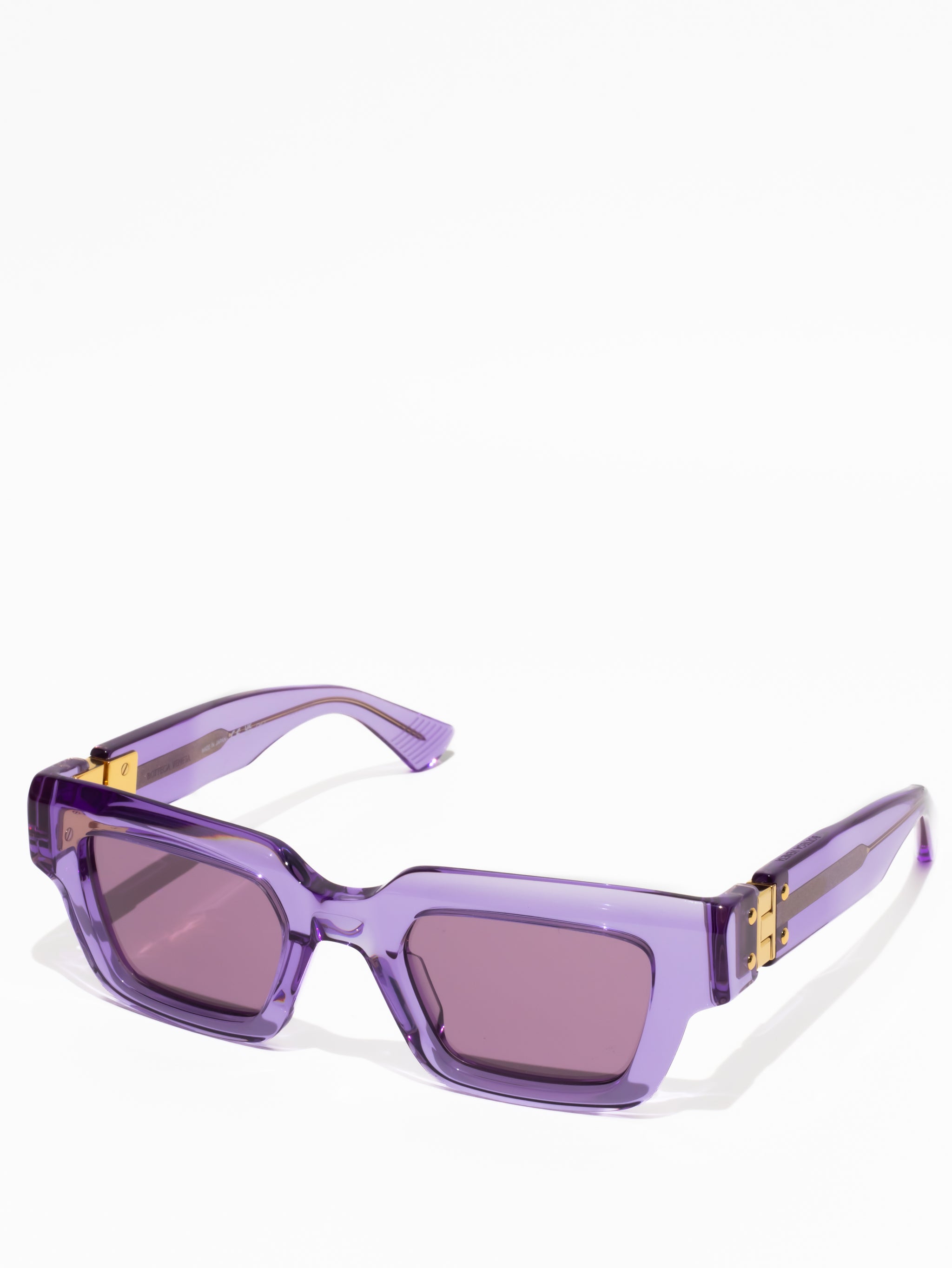 BOTTEGA VENETA | HINGE ACETATE SQUARE SUNGLASSES | BV1230S 003