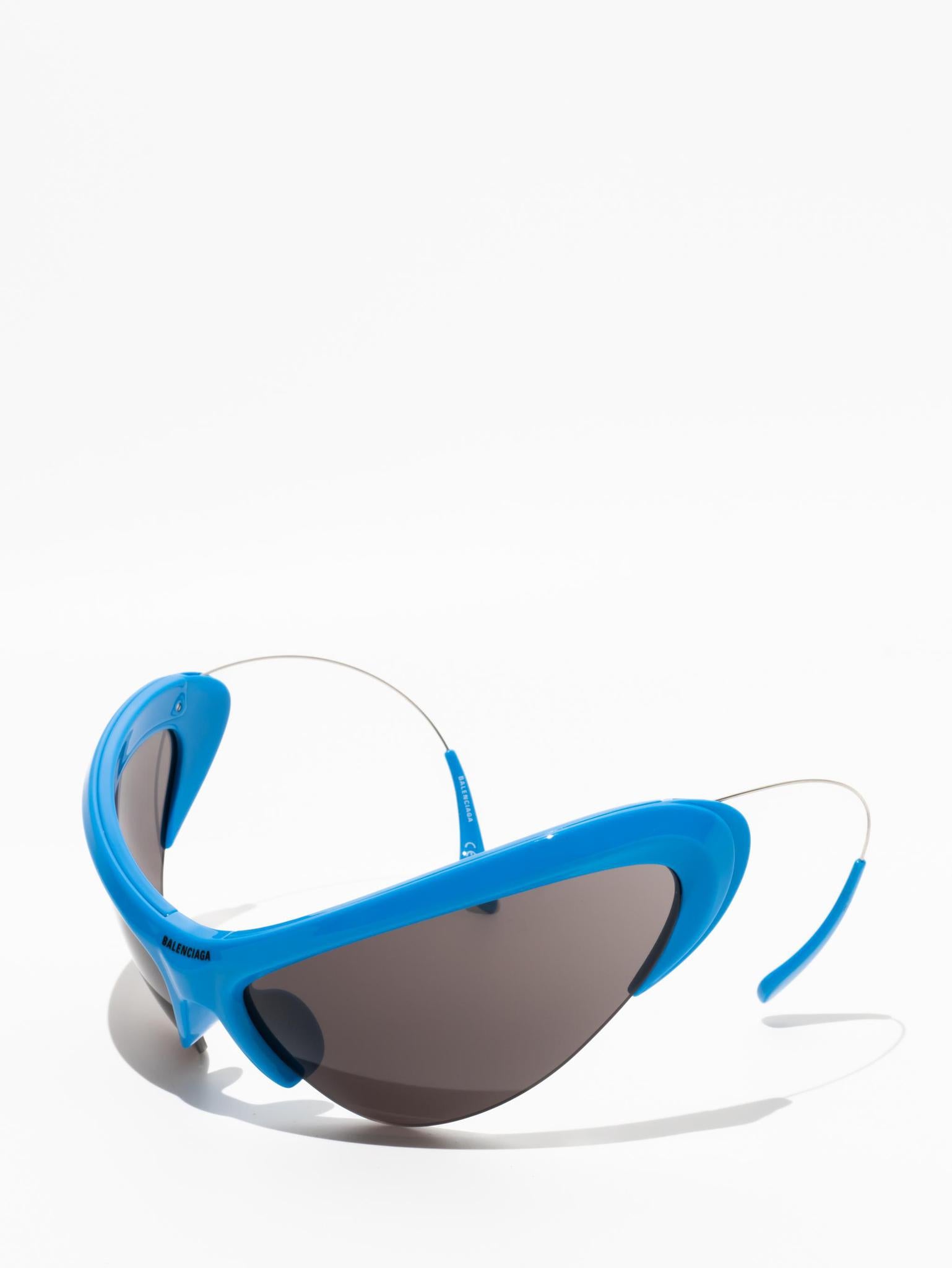 Balenciaga Wire Cat Sunglasses Blue