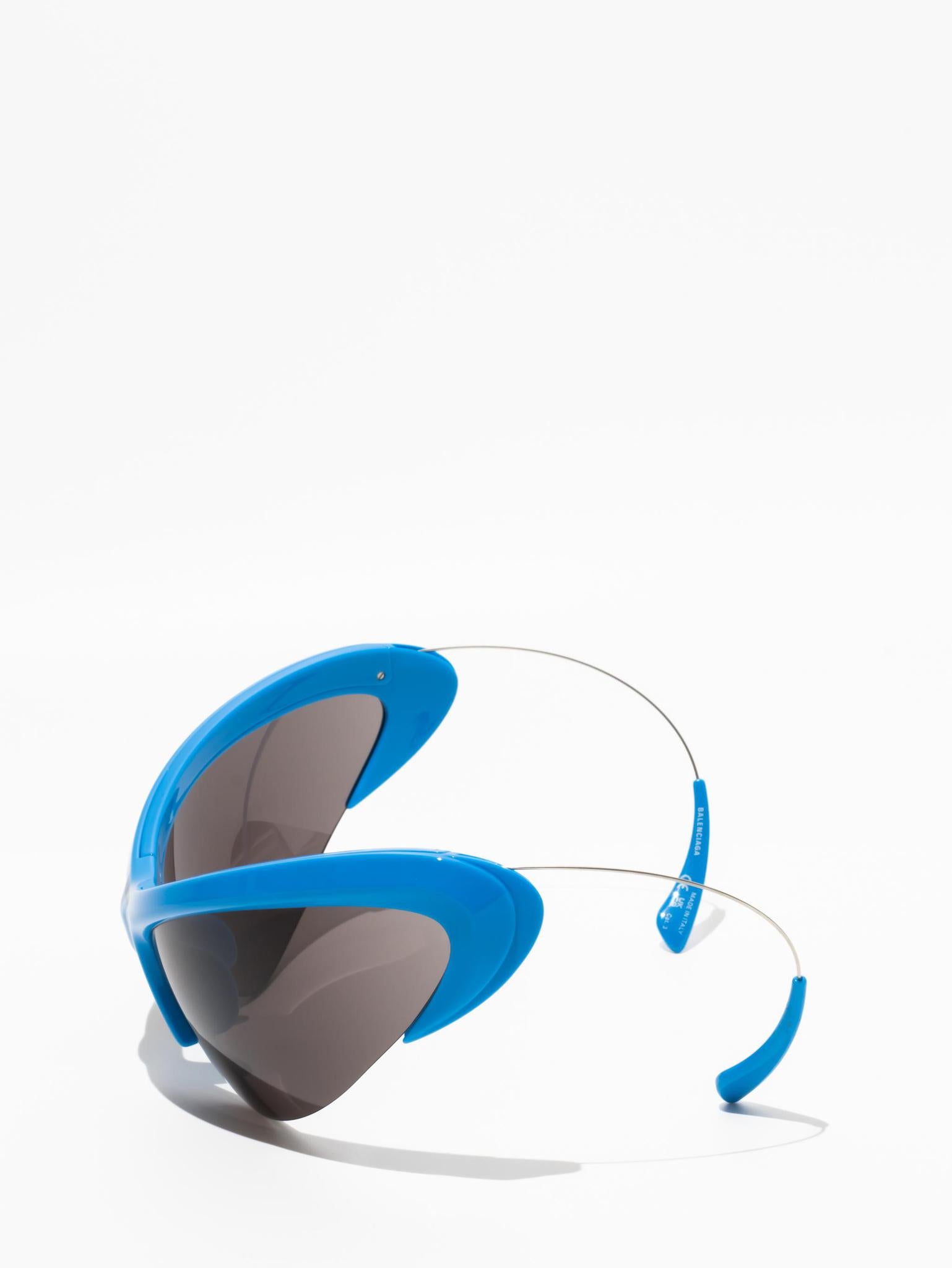 Balenciaga Wire Cat Sunglasses Blue