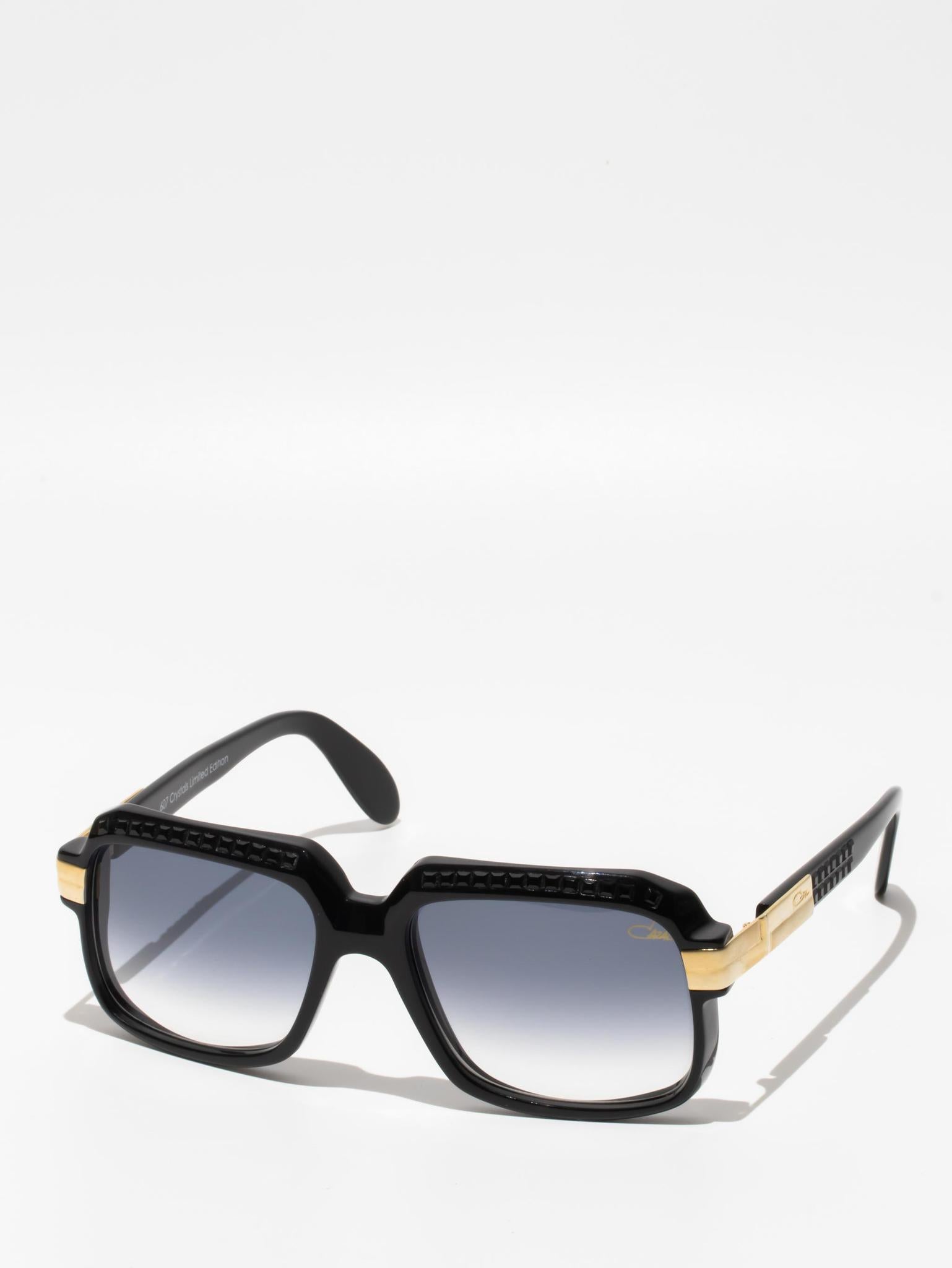 CAZAL | 607/3 502 CRYSTALS LIMITED EDITION Black/Gold Sunglasses