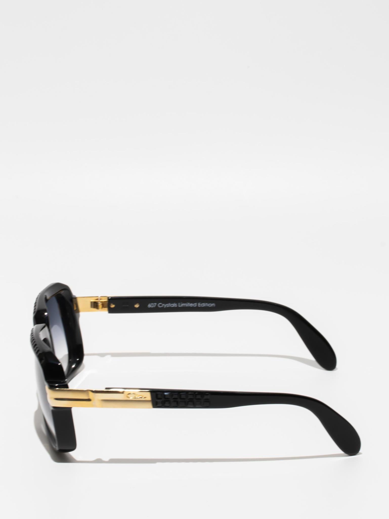 CAZAL | 607/3 502 CRYSTALS LIMITED EDITION Black/Gold Sunglasses