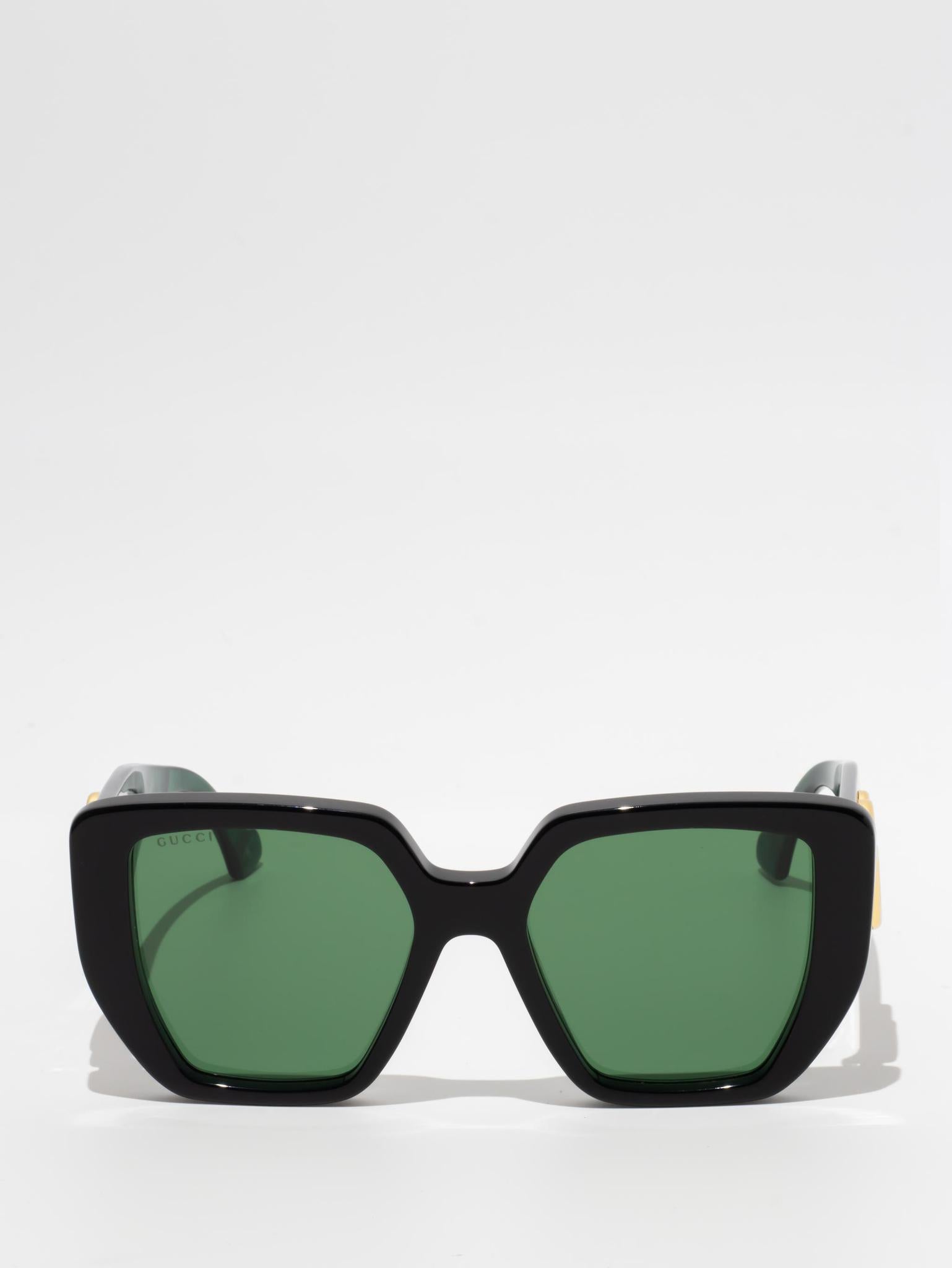 Gucci GG0956S 001 Black/Green Sungalsses