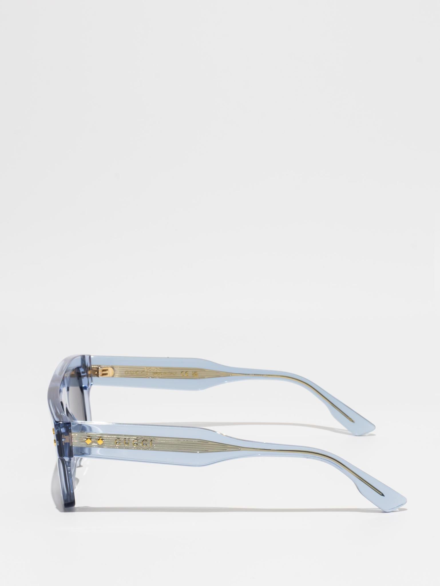 Gucci GG1085S 004 Blue Sunglasses