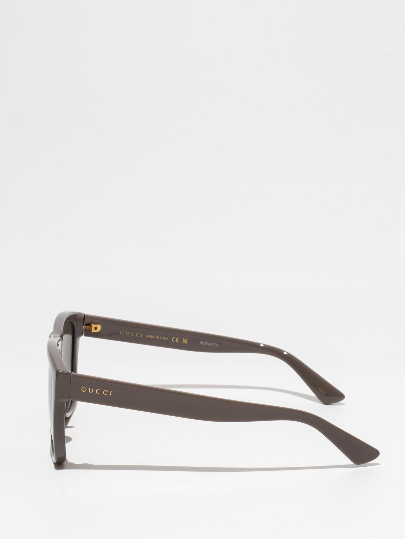 Gucci GG1345S 006 Grey/Brown Sunglasses