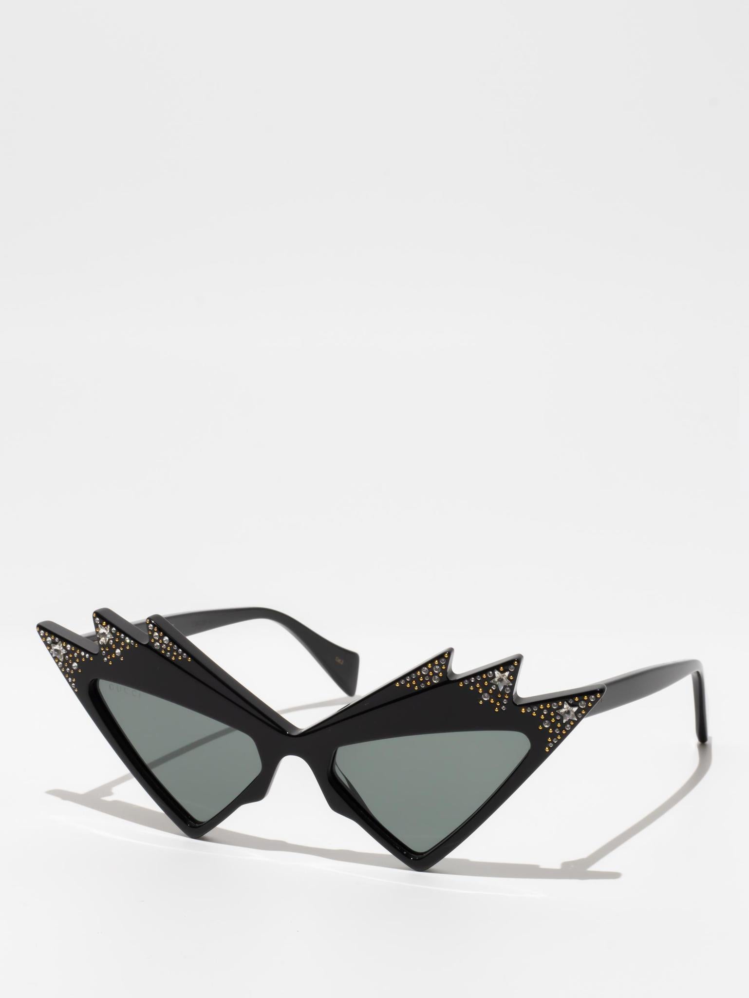 Gucci GG1371S 003 Black Hollywood Forever Sunglasses