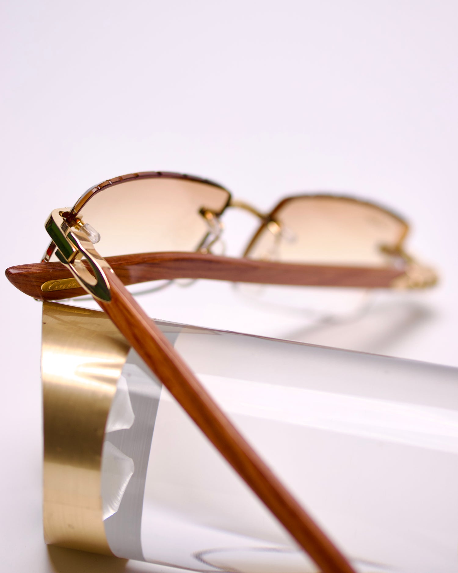 CARTIER C DECOR WOODS - CT0453O 004 - CUSTOMIZED BY HALL OF FRAMES