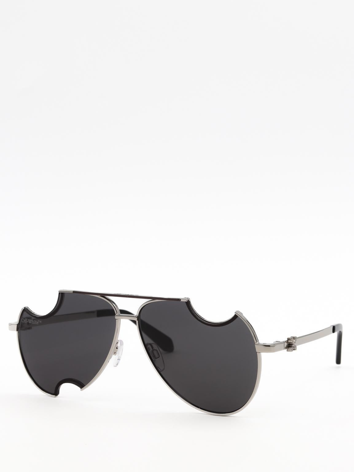 Off-White Dallas Silver Grey Sunglasses