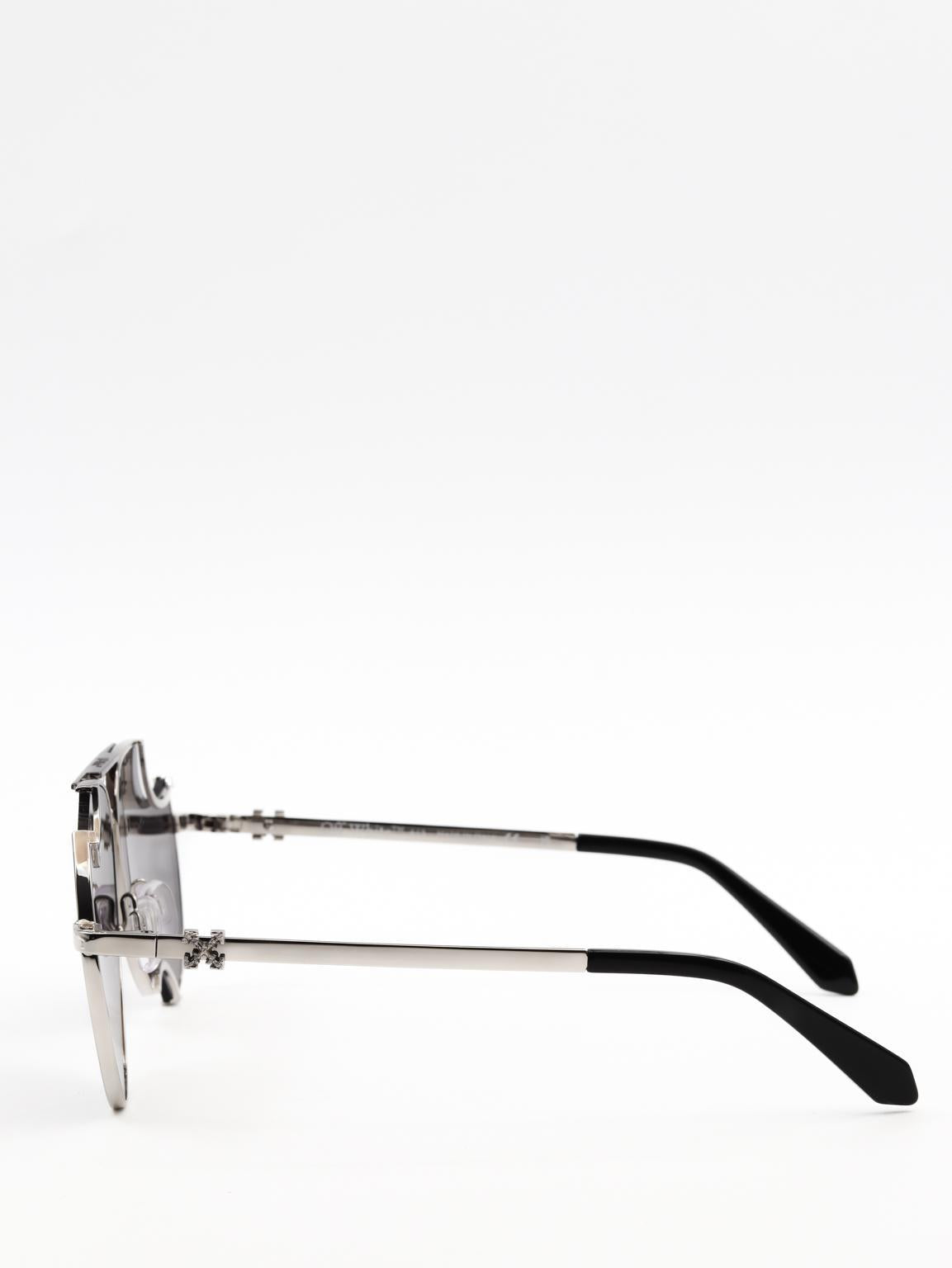 Off-White Dallas Silver Grey Sunglasses