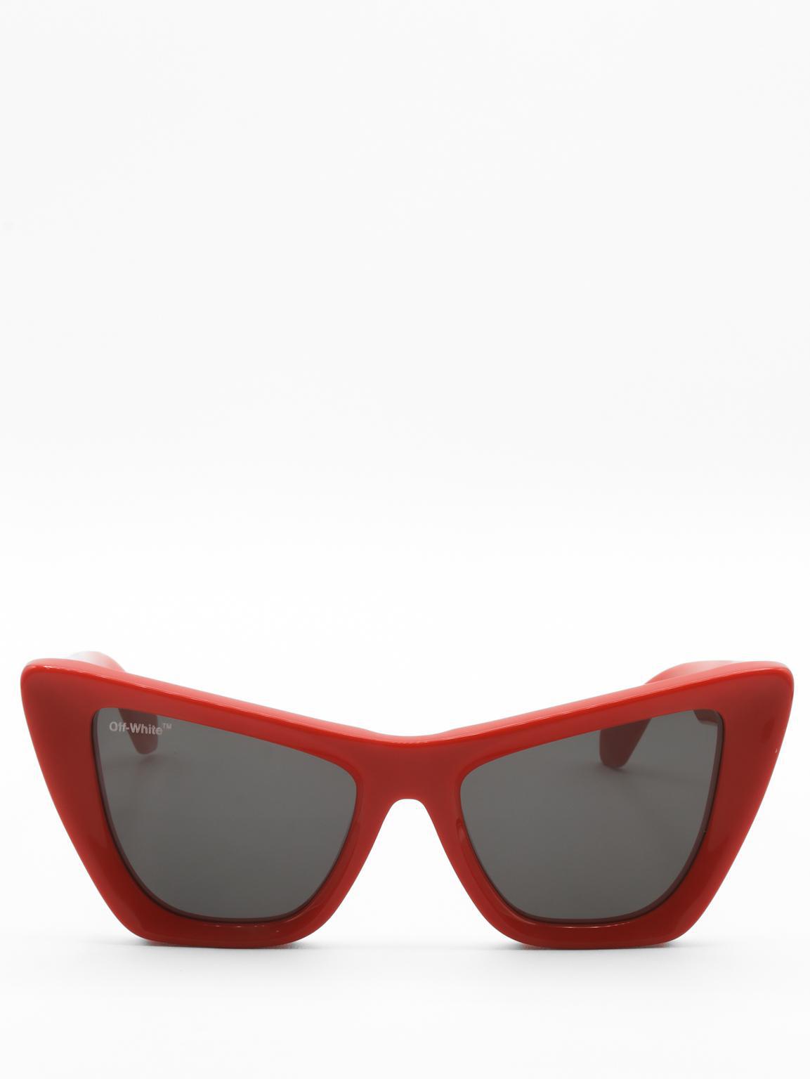 Off-White Edvard Red Sunglasses