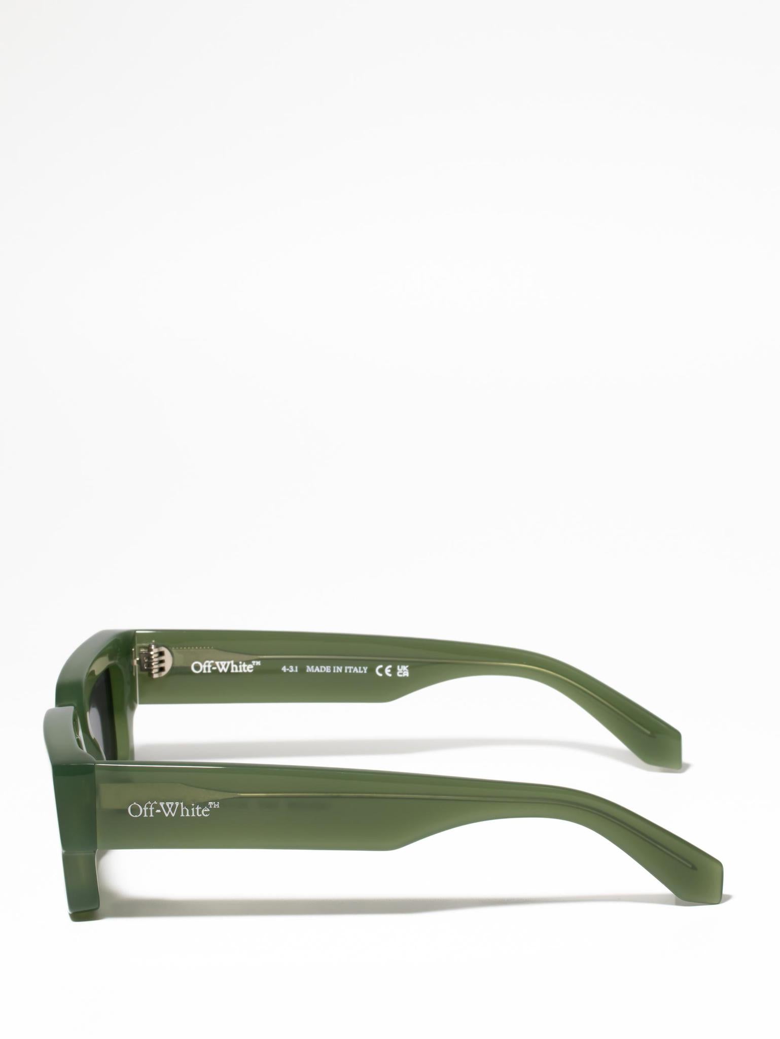 Off-White LECCE Sage Green Sunglasses