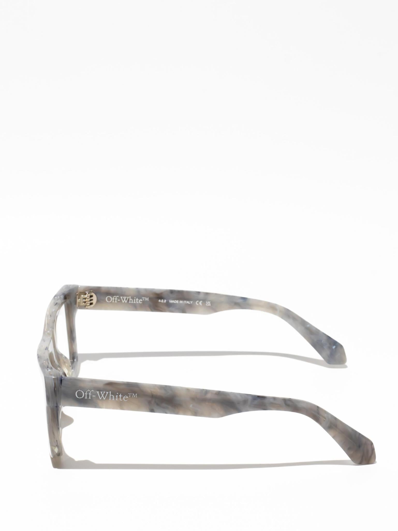 Off-White OPTICAL STYLE 25 Marble Eyeglasses