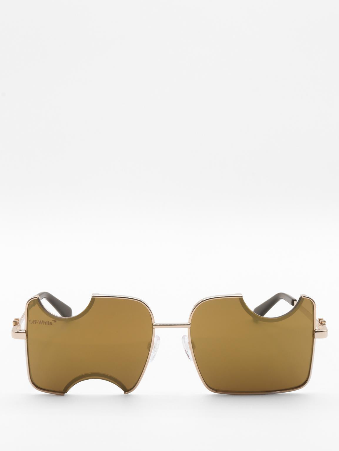 Off-White Salvador Gold Mirror Sunglasses